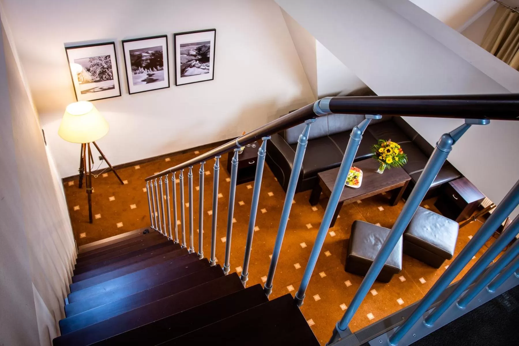 Living room in Hotel Nowy Dwór Elizy blisko Sky Bridge