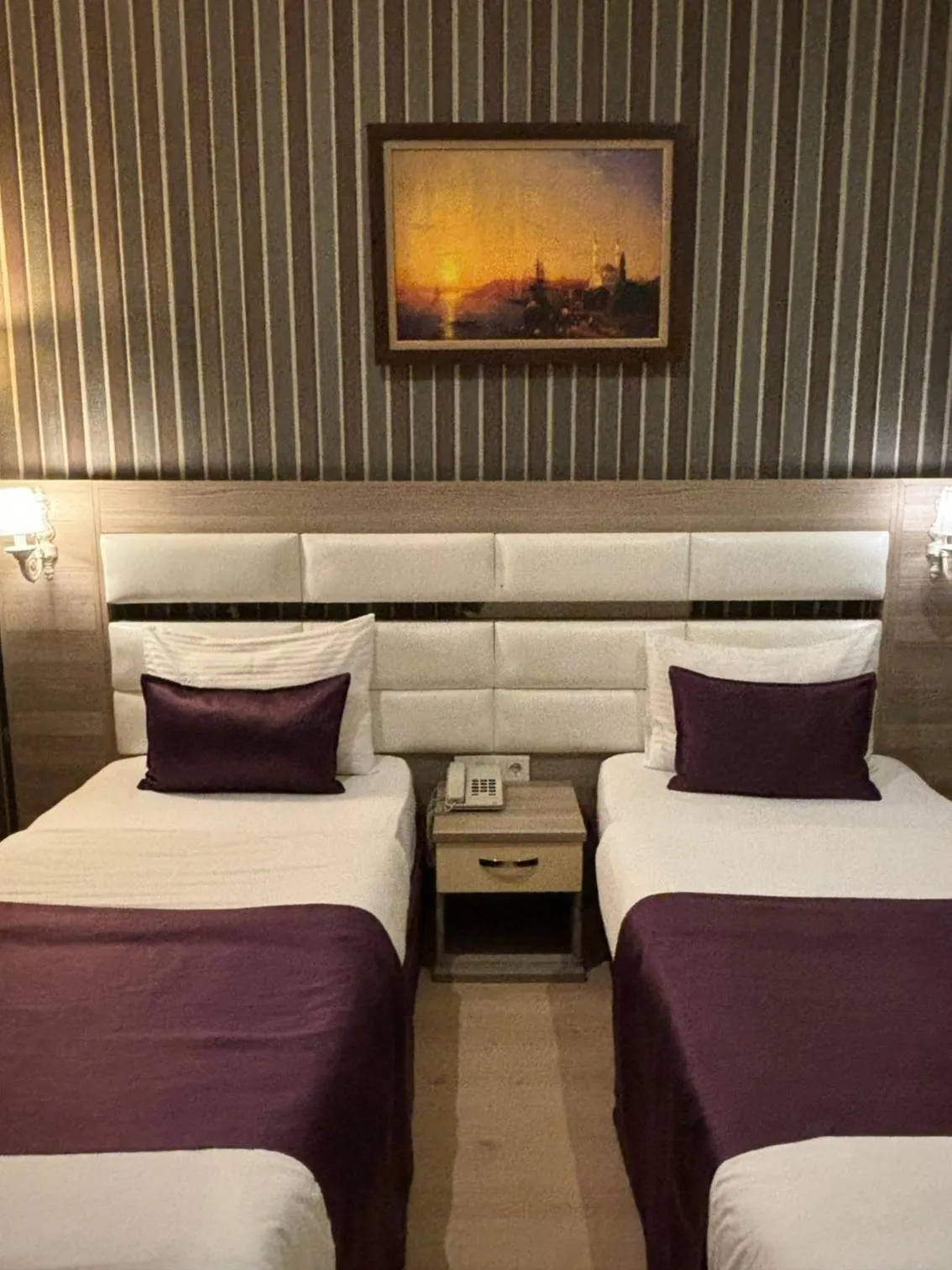 Bed in Nil Hotel İstanbul City Center