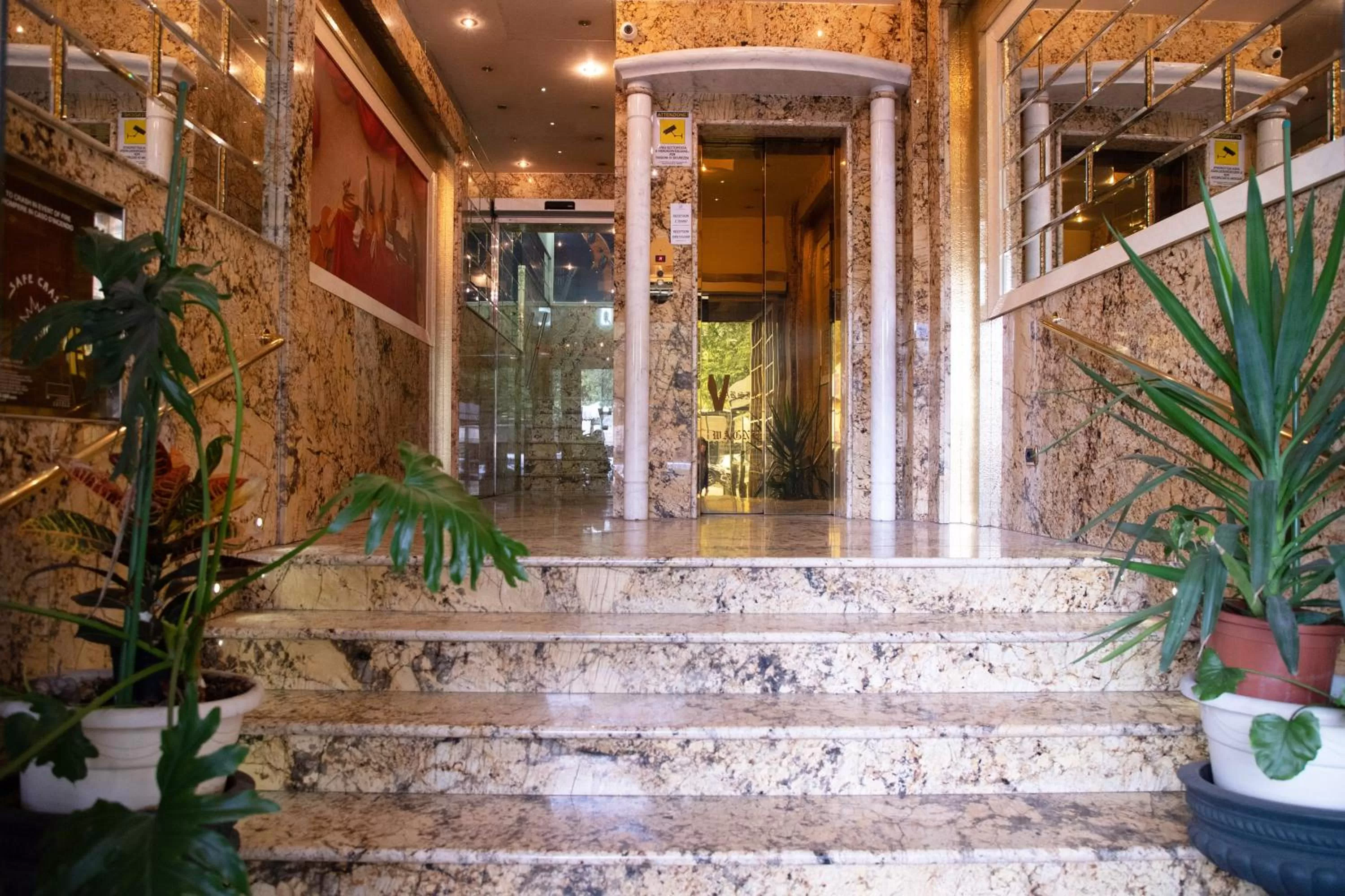 Facade/entrance in Hotel Wagner