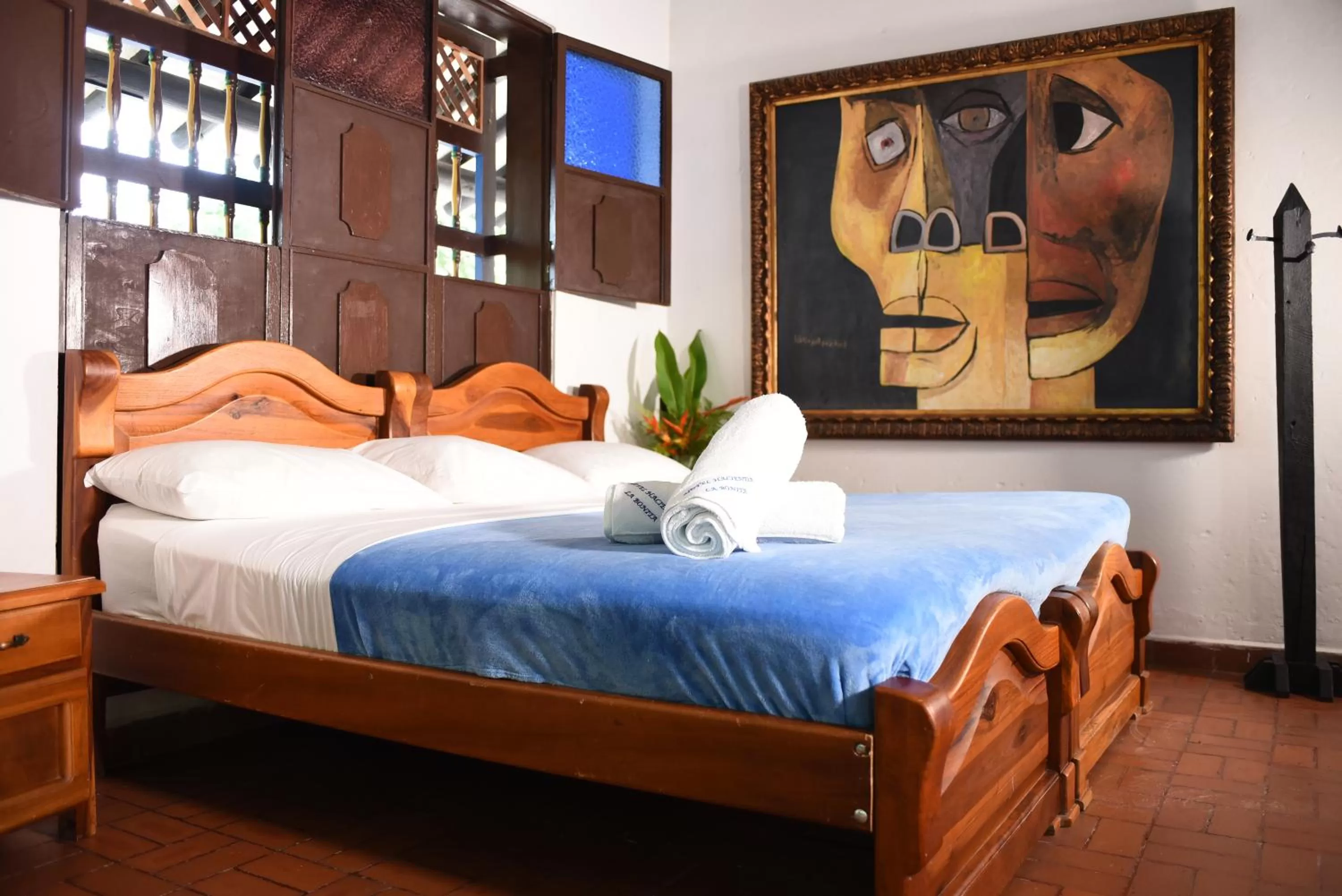 Bed in Hotel Hacienda la Bonita