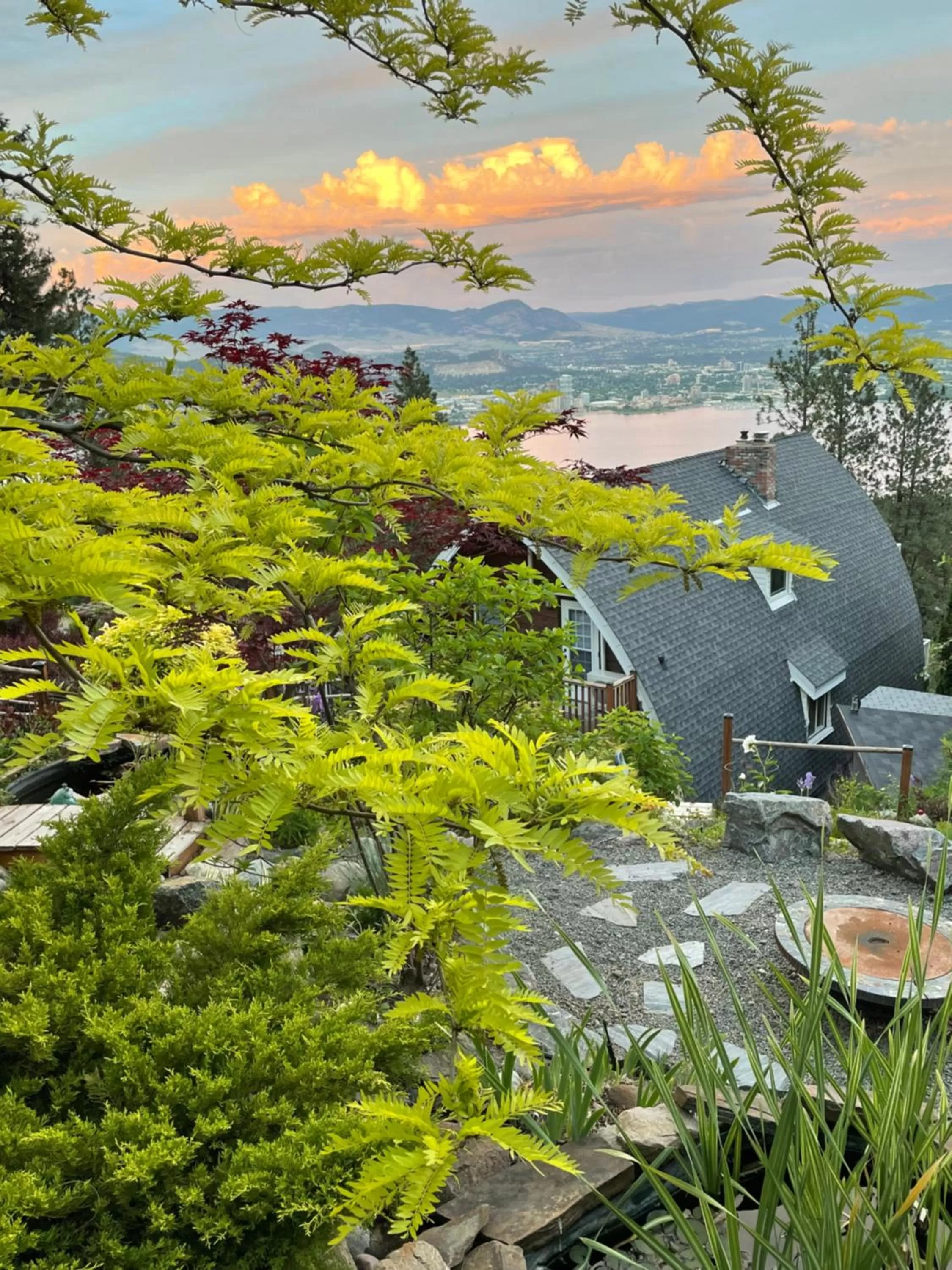 Natural landscape in Les Chambres Roses