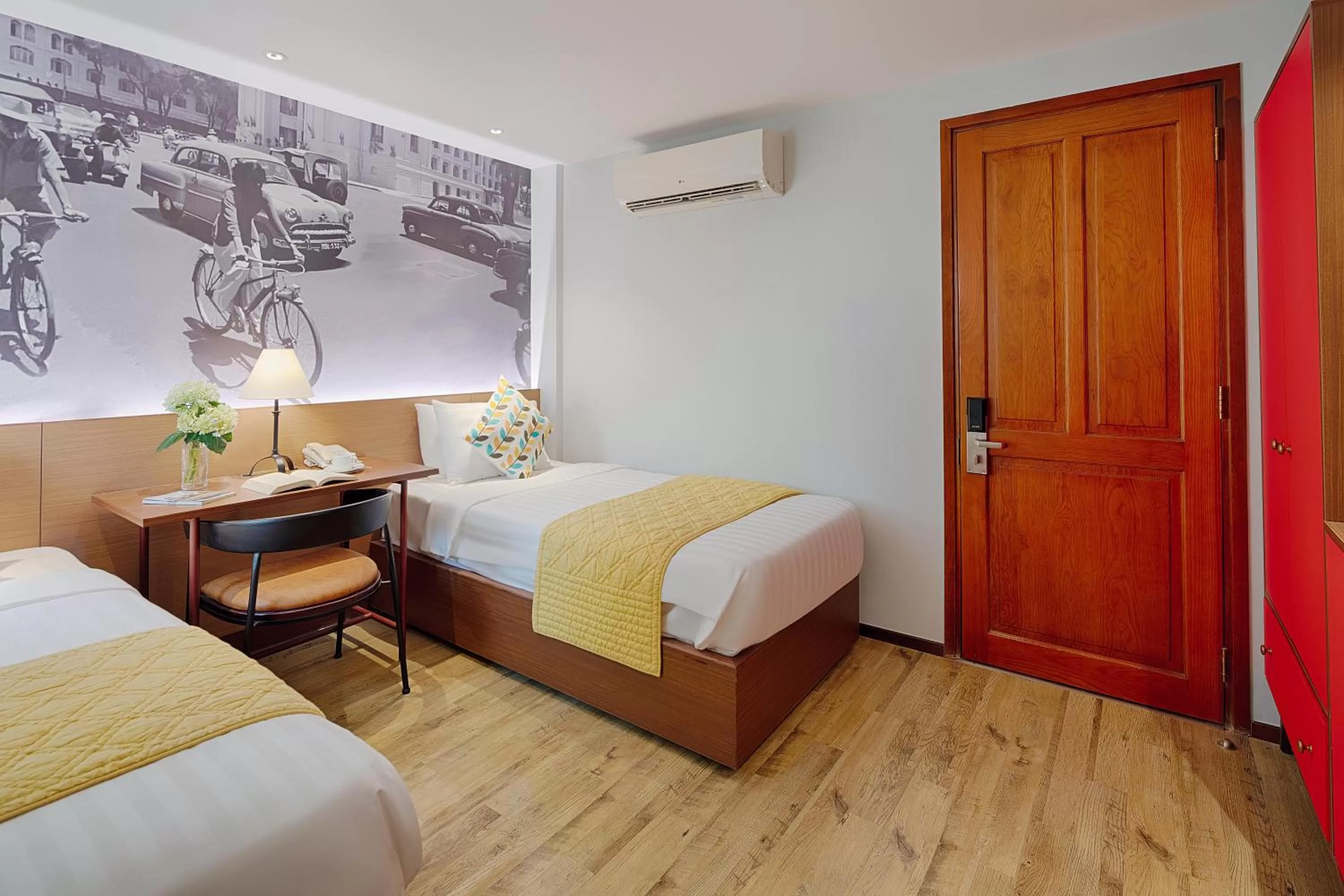 Bed in Little Saigon Boutique Hotel