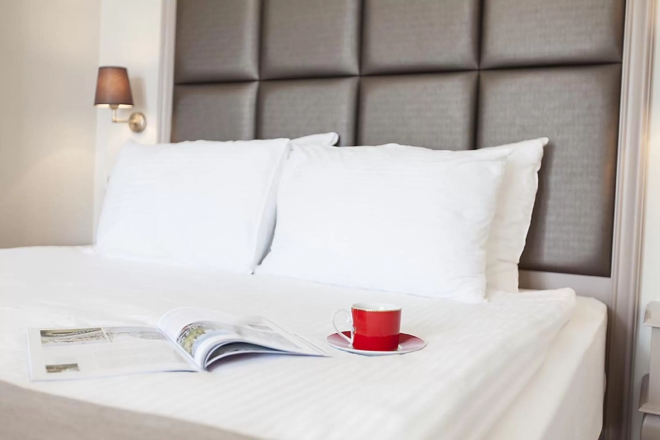 Decorative detail, Bed in Perla Galata Hotel