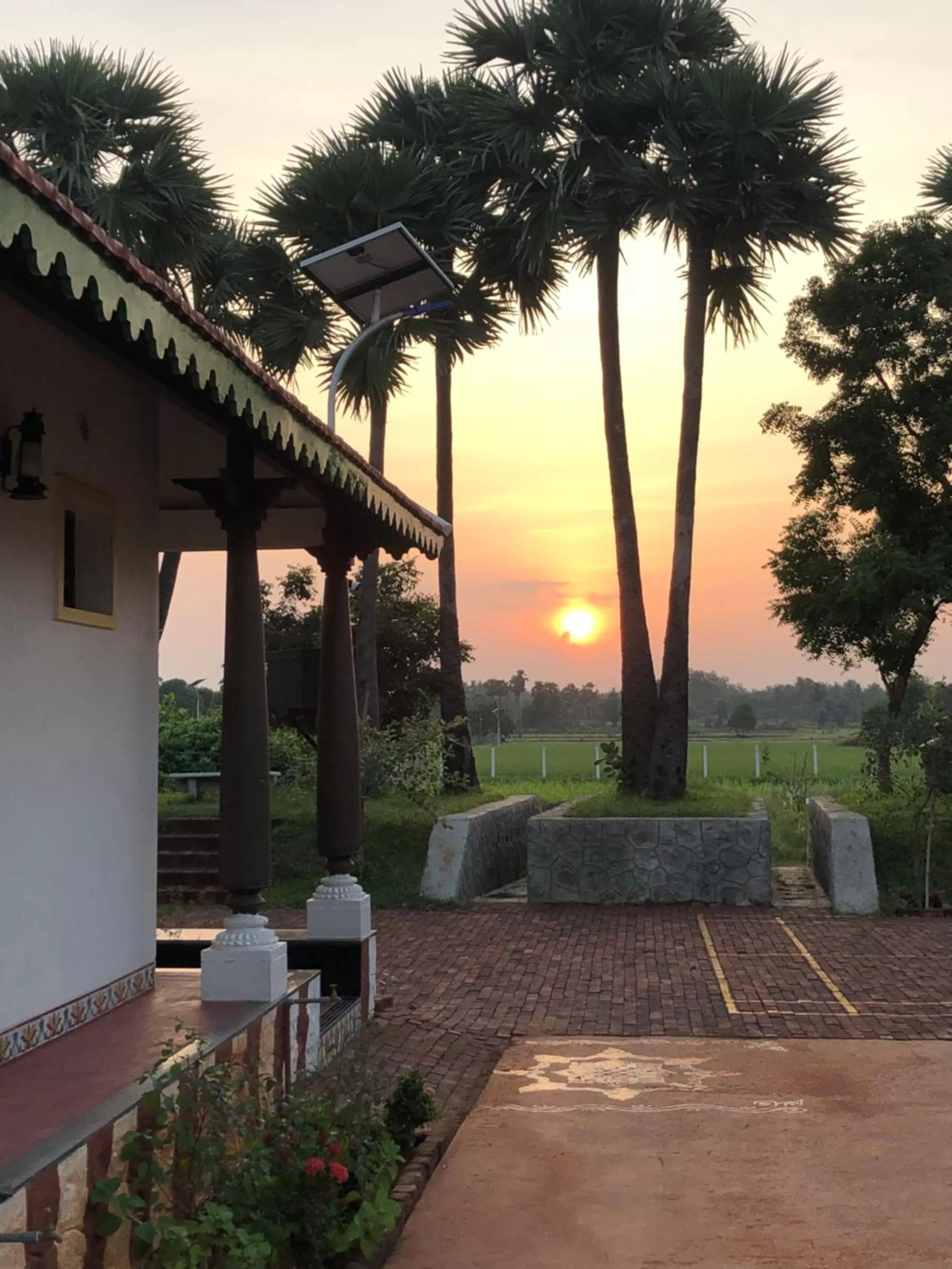 Garden view in Marutham Village Resort