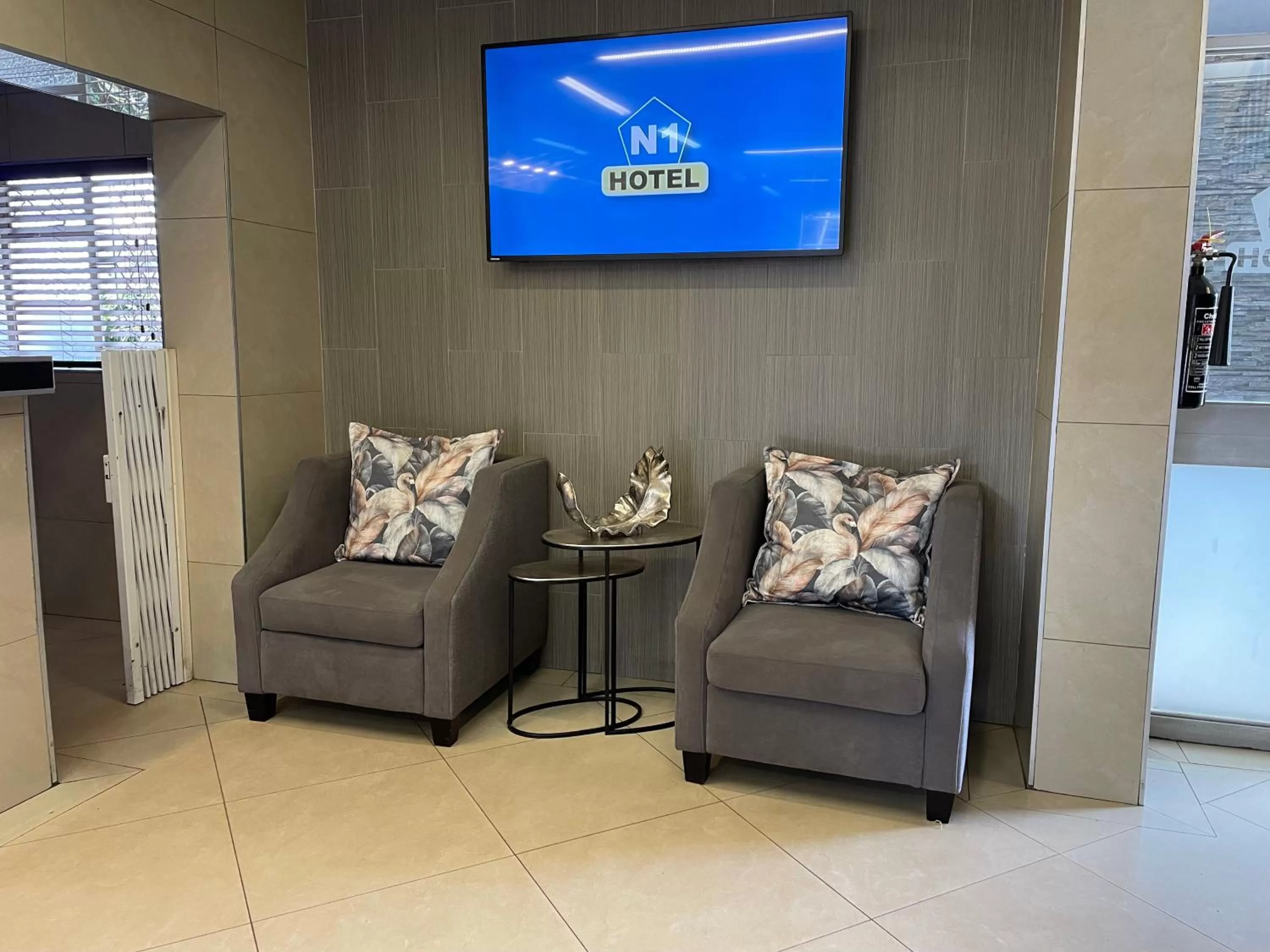 Lobby or reception in N1 Hotel Samora Machel Harare