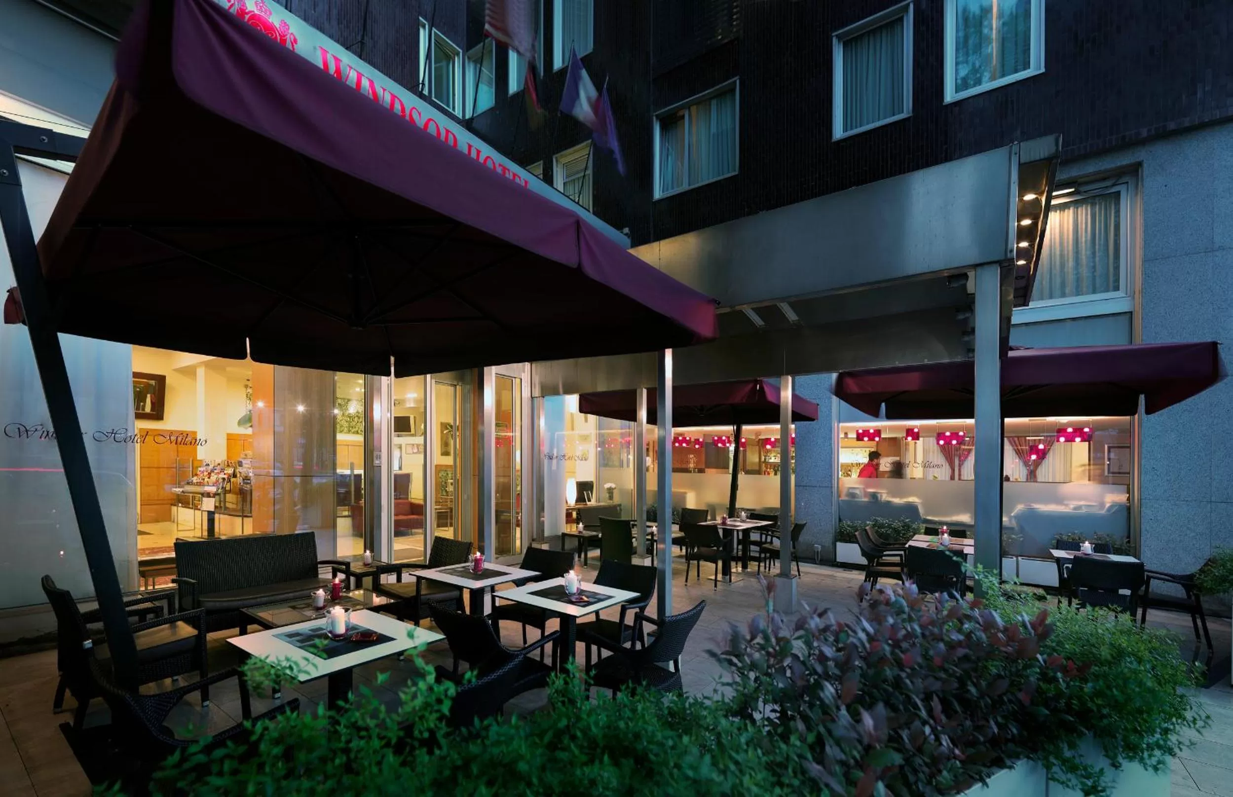 Facade/entrance in Windsor Hotel Milano