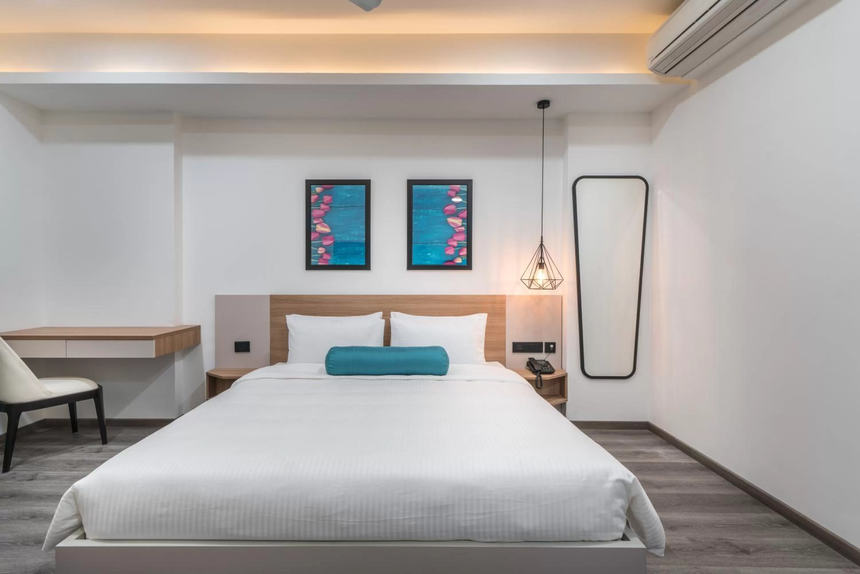 Bedroom, Bed in SKYLA Studios & Suites - Jubilee Hills