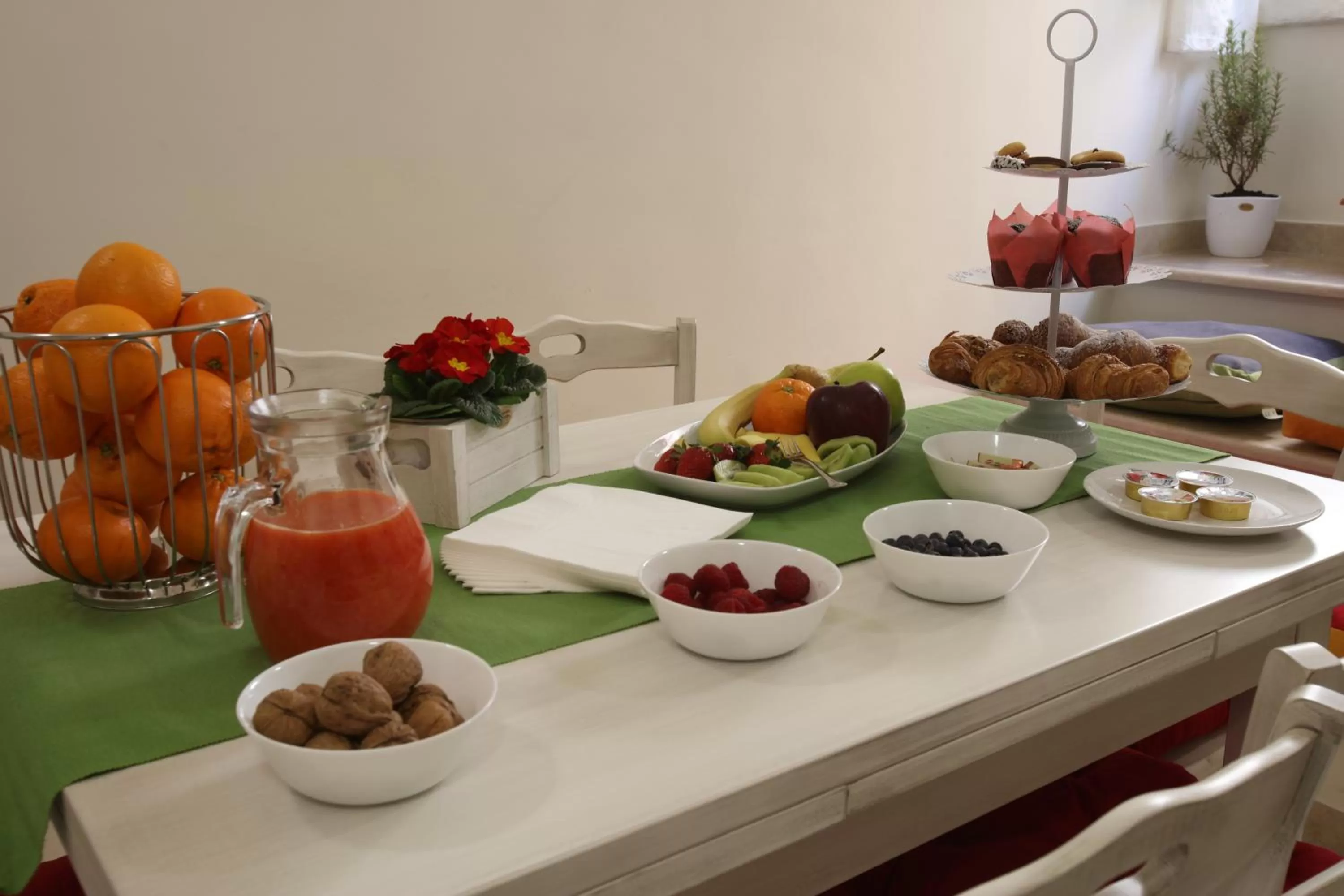 Dining area in B&B Casa Rubis