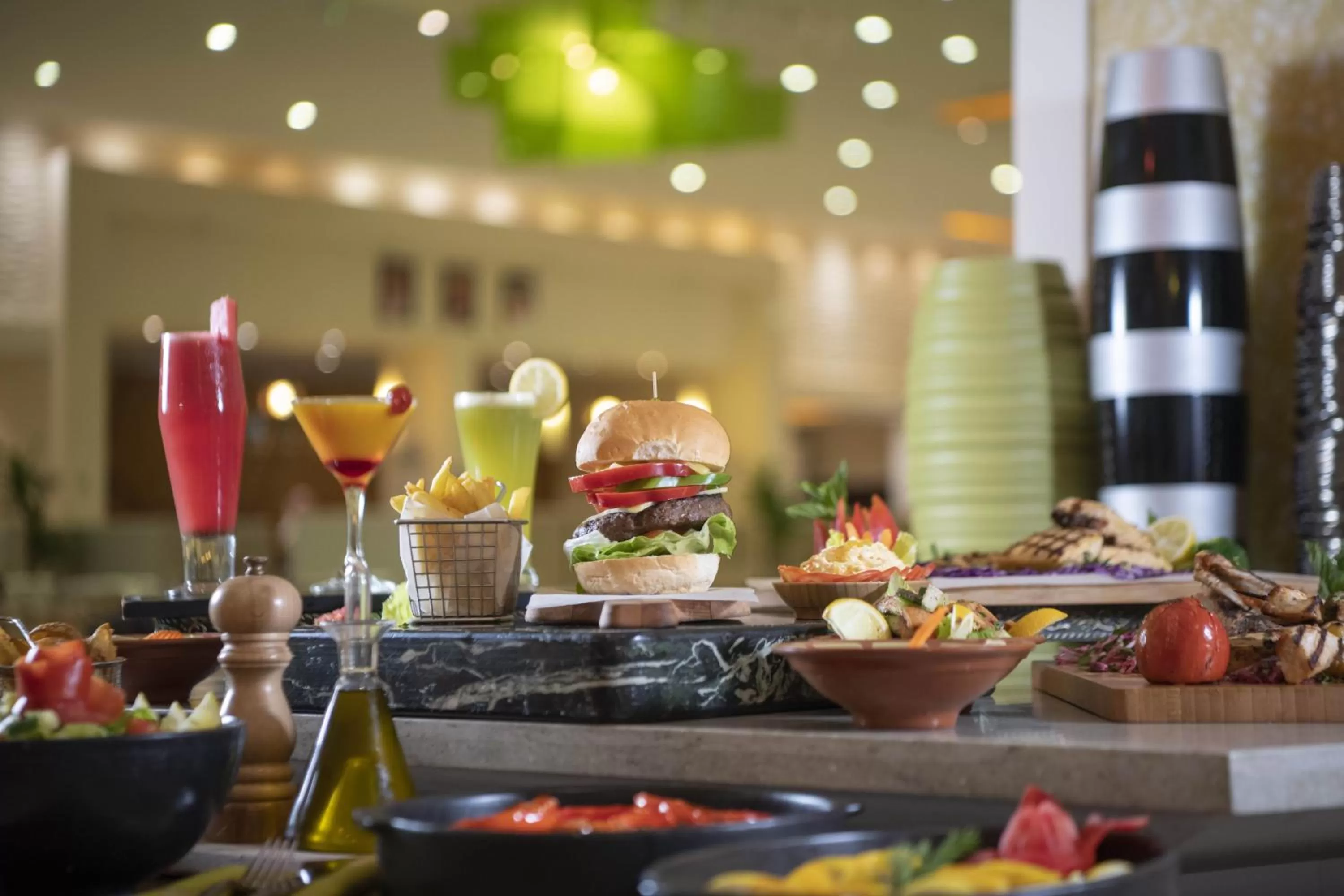 Food close-up in Radisson Blu Resort Jizan