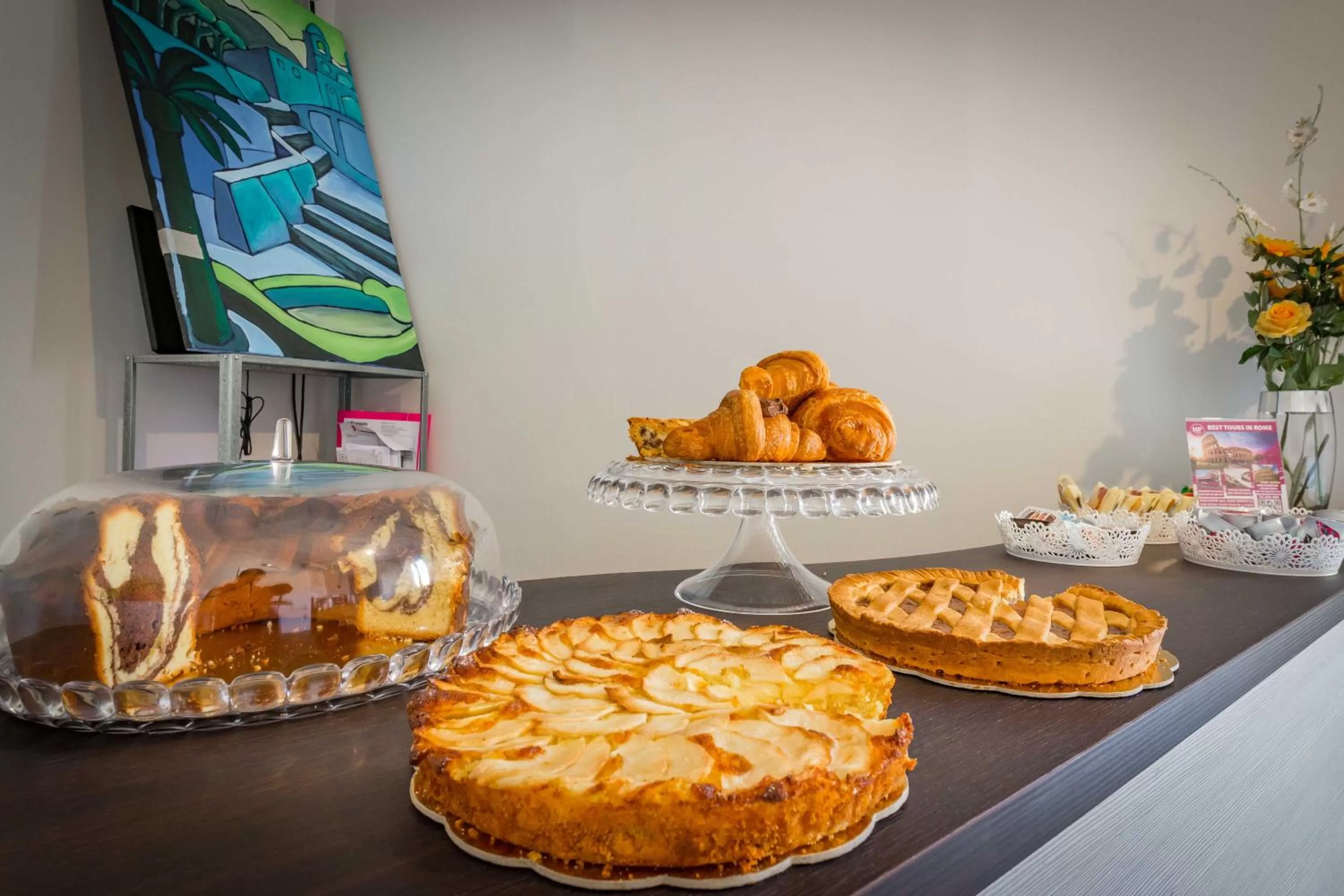 Communal lounge/ TV room in Un Attimo A Roma B&B