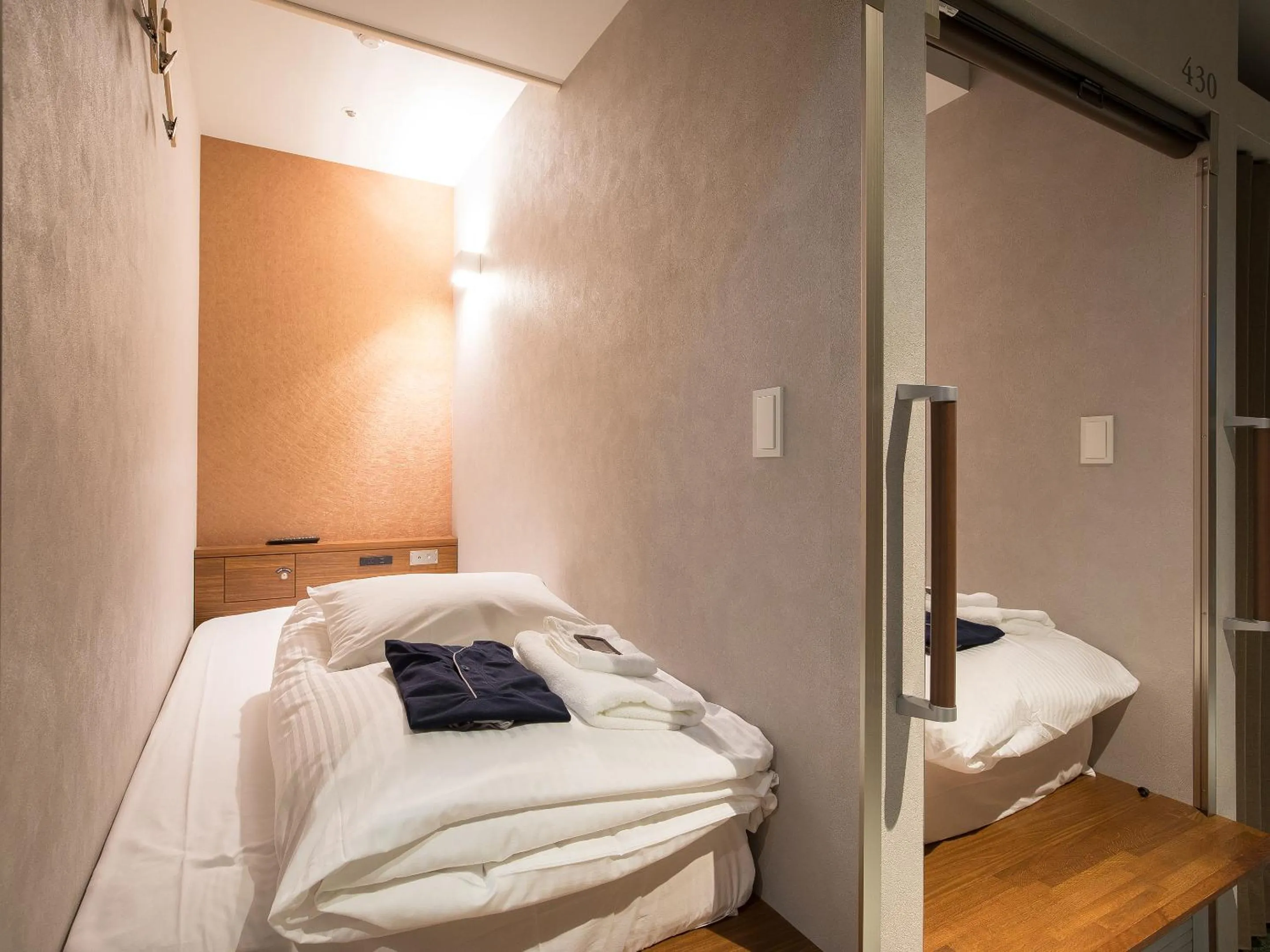 Bed in Gardens Cabin