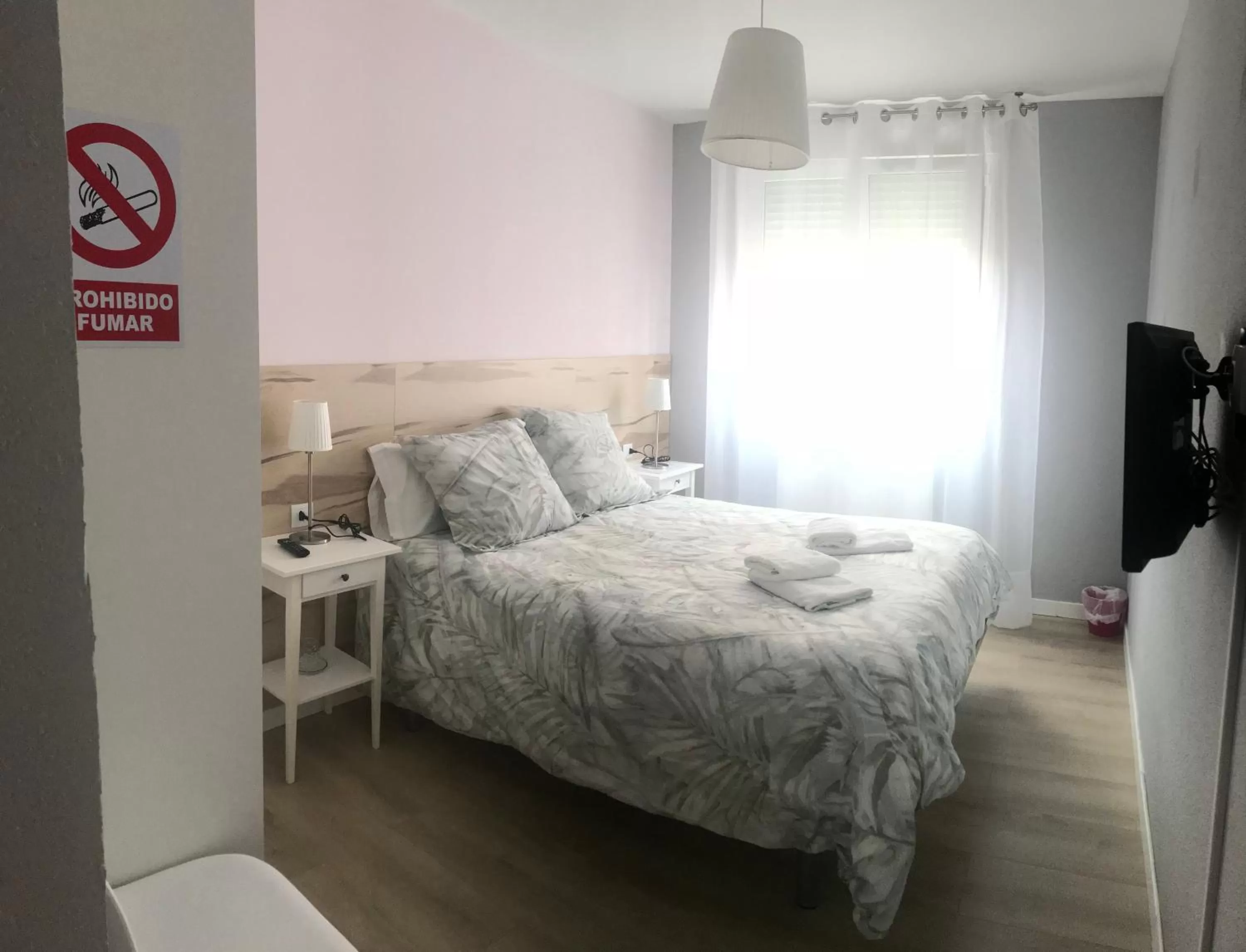 Bed in Alojamientos Iruña