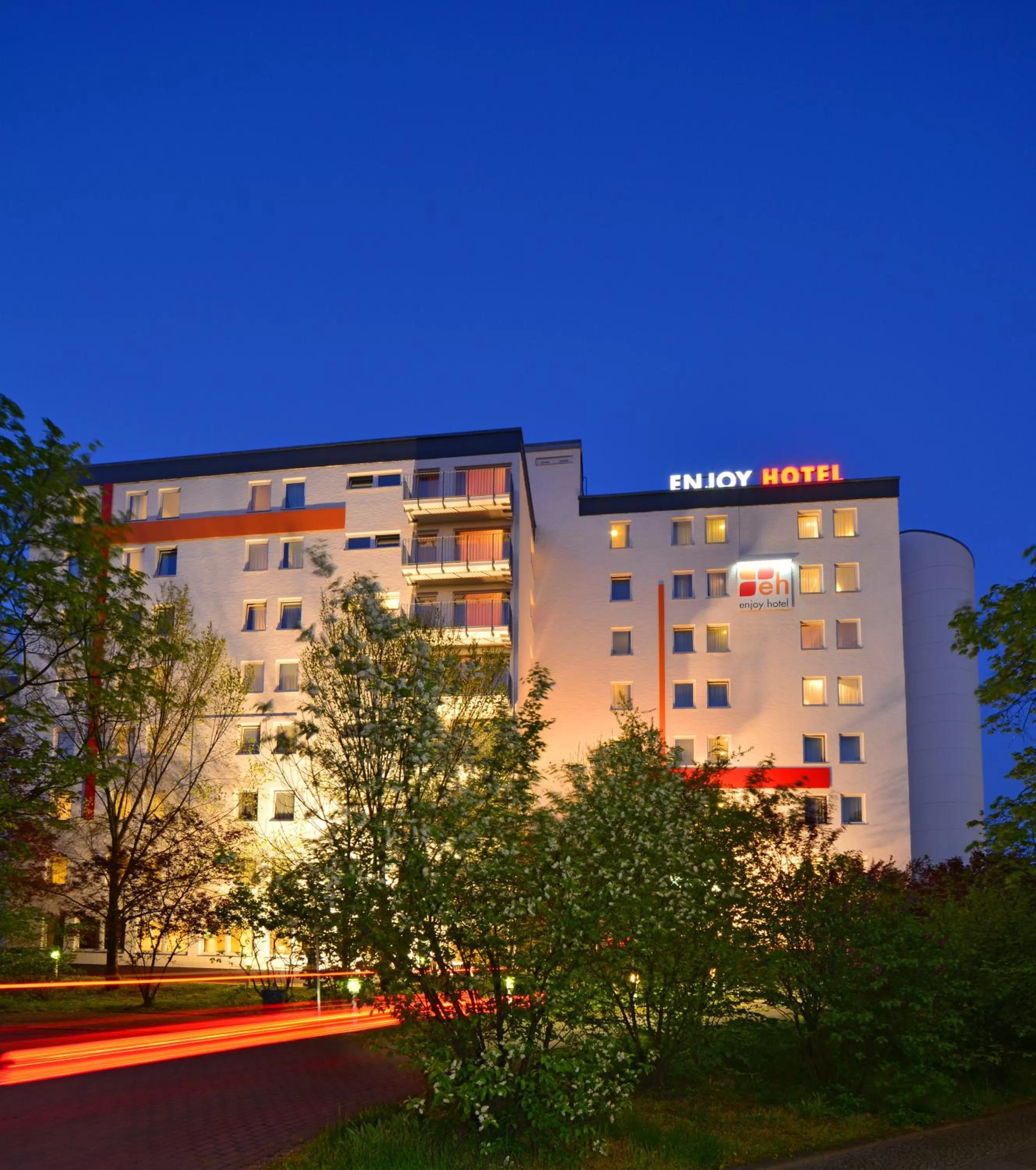Facade/entrance in enjoy hotel Berlin City Messe