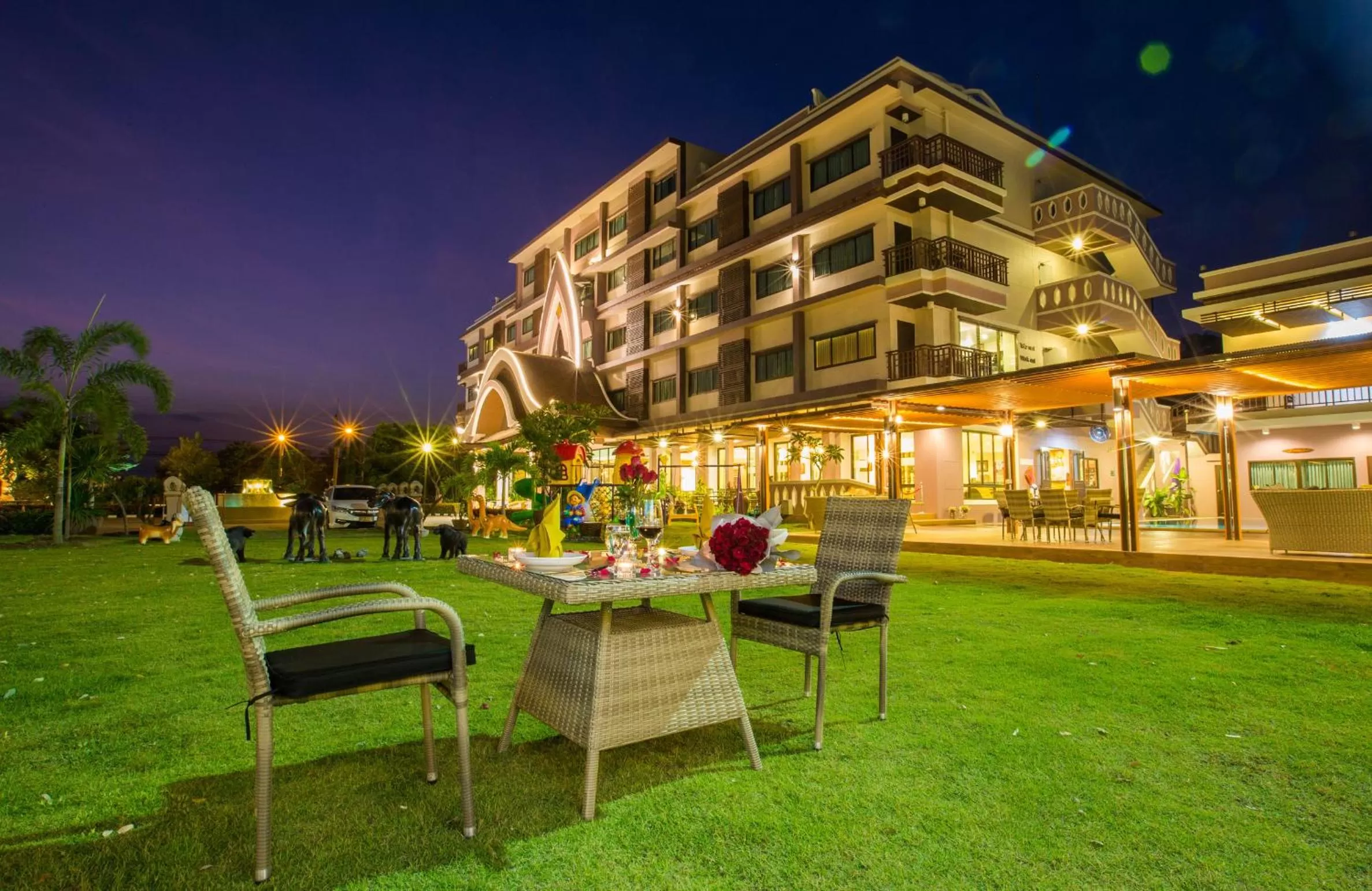 Garden in Phanomrungpuri Hotel Buriram