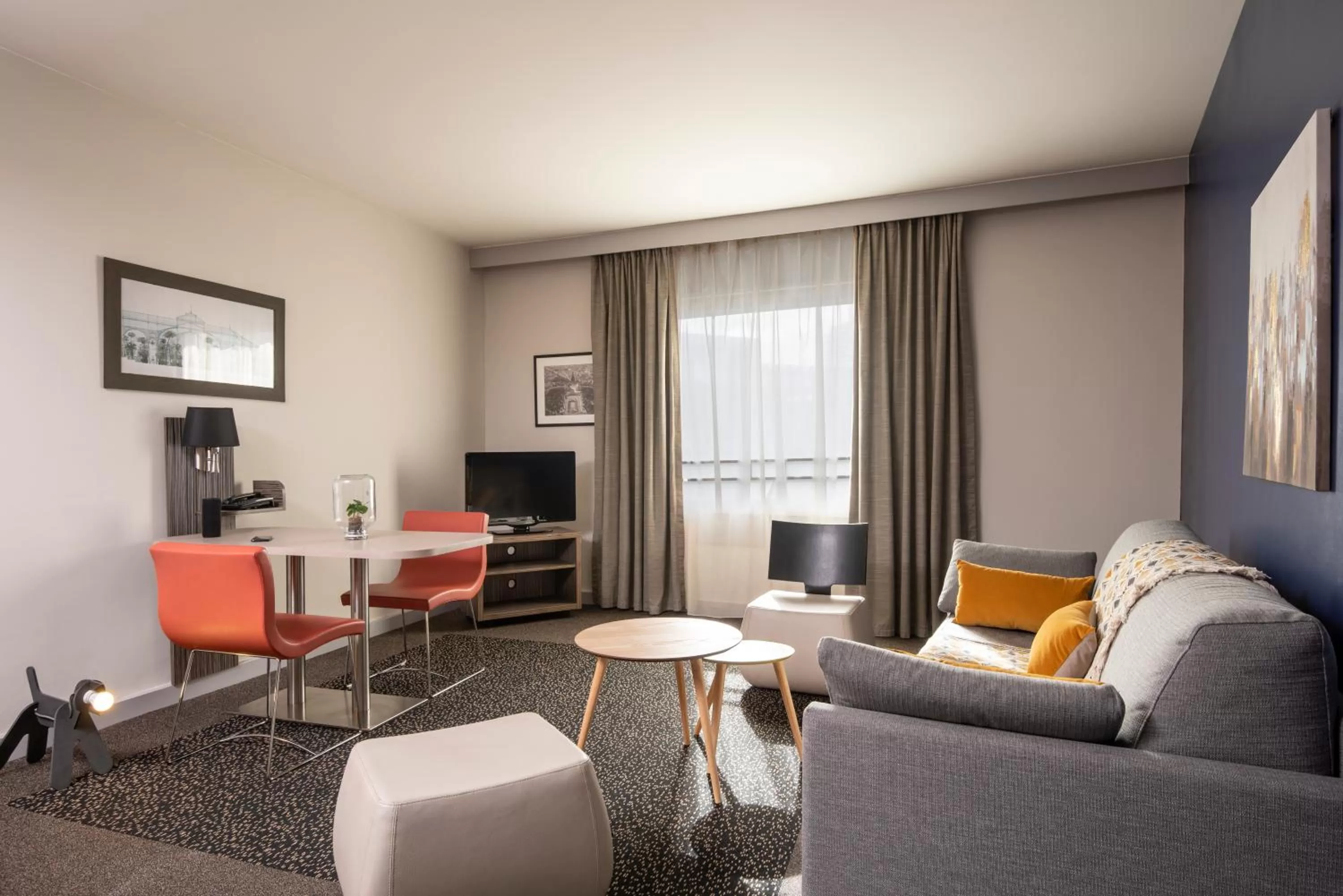 Living room in Aparthotel Adagio La Défense Esplanade