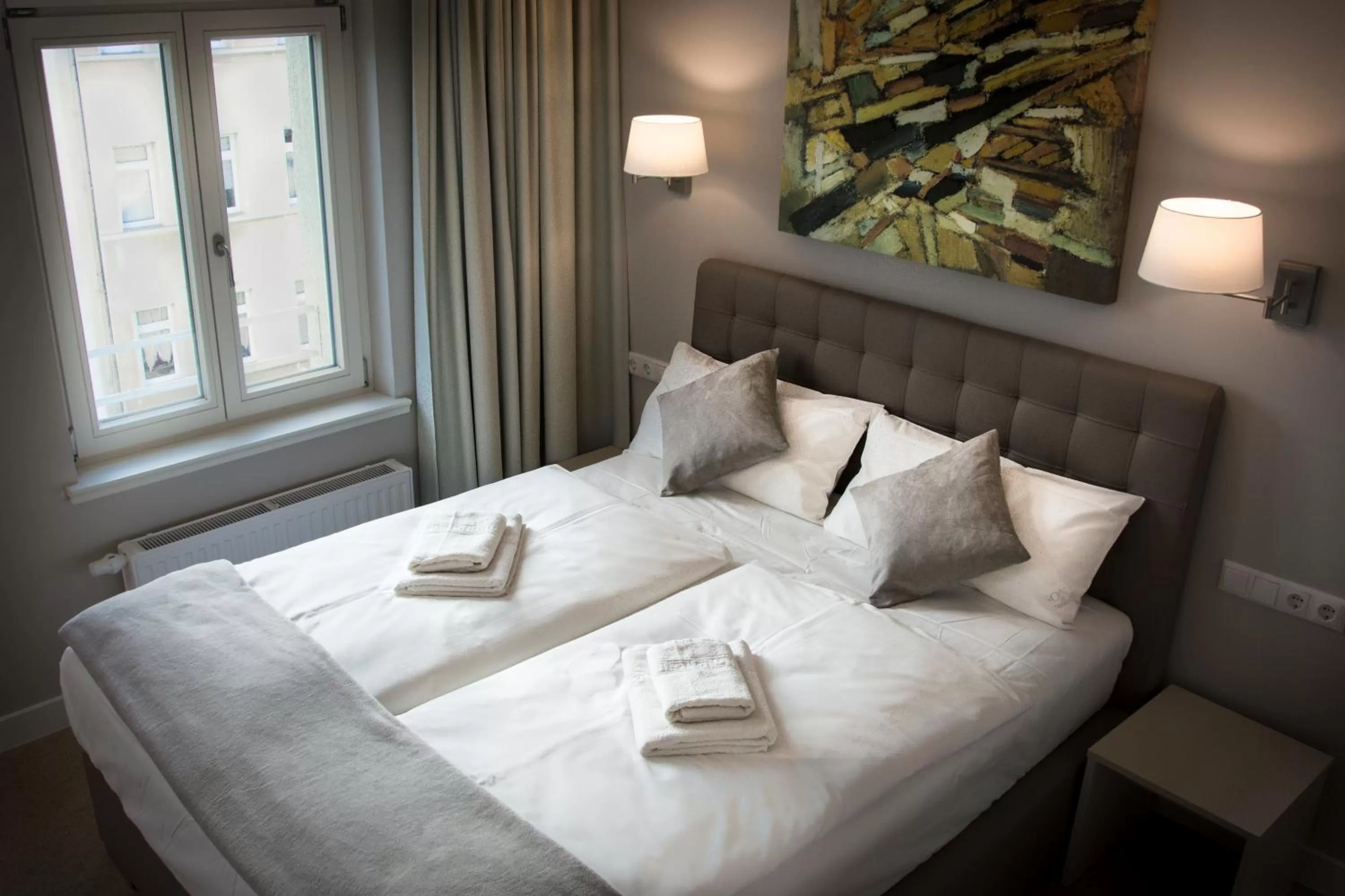 Decorative detail, Bed in Lindenau Inn