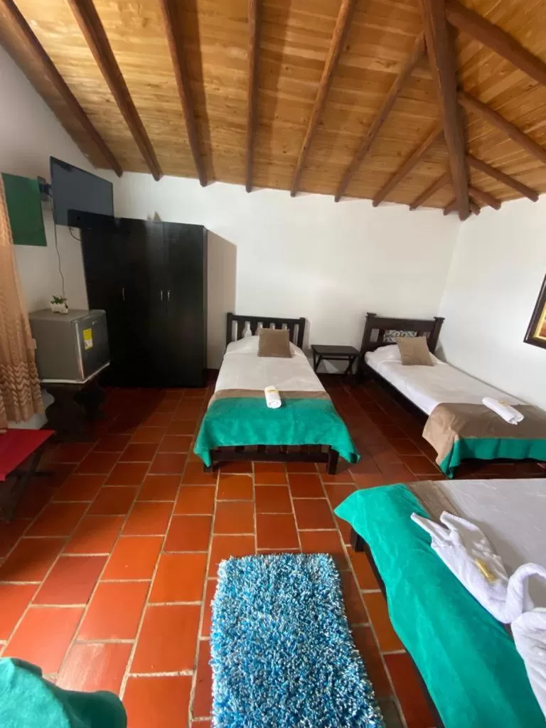 Bed in Hotel Campestre la Loma curiti