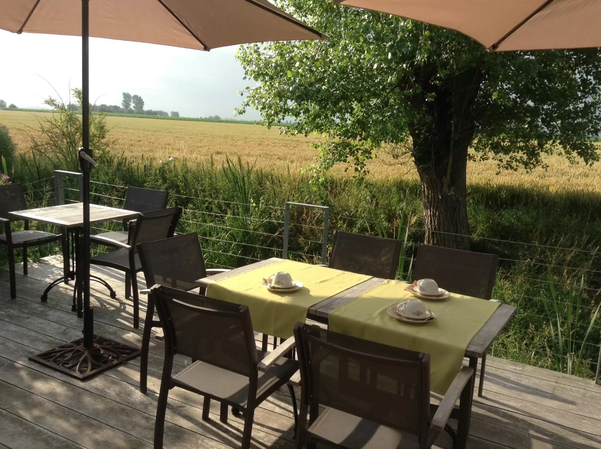 View (from property/room), Restaurant/Places to Eat in B&B Het Schaliënhof