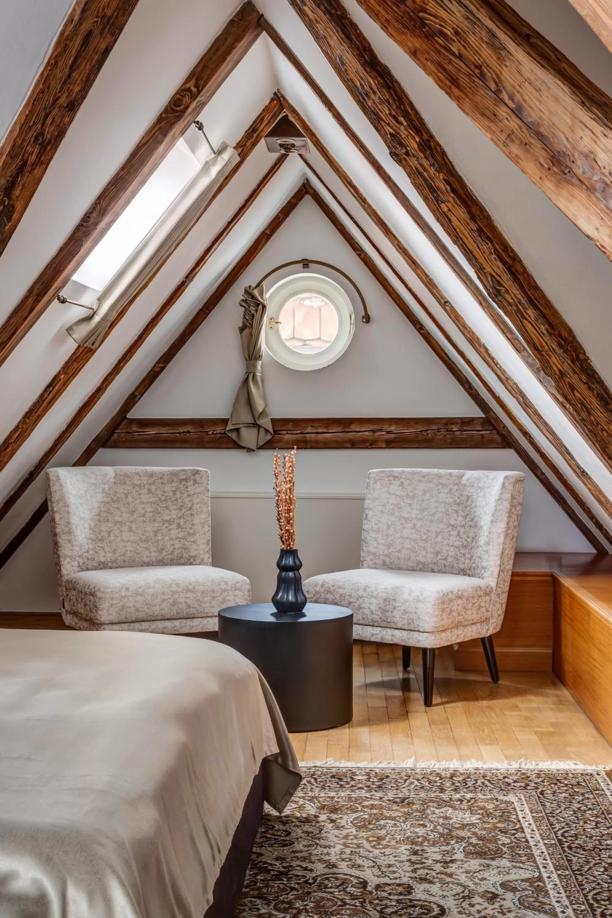 Bed in Hotel Nerudova 211