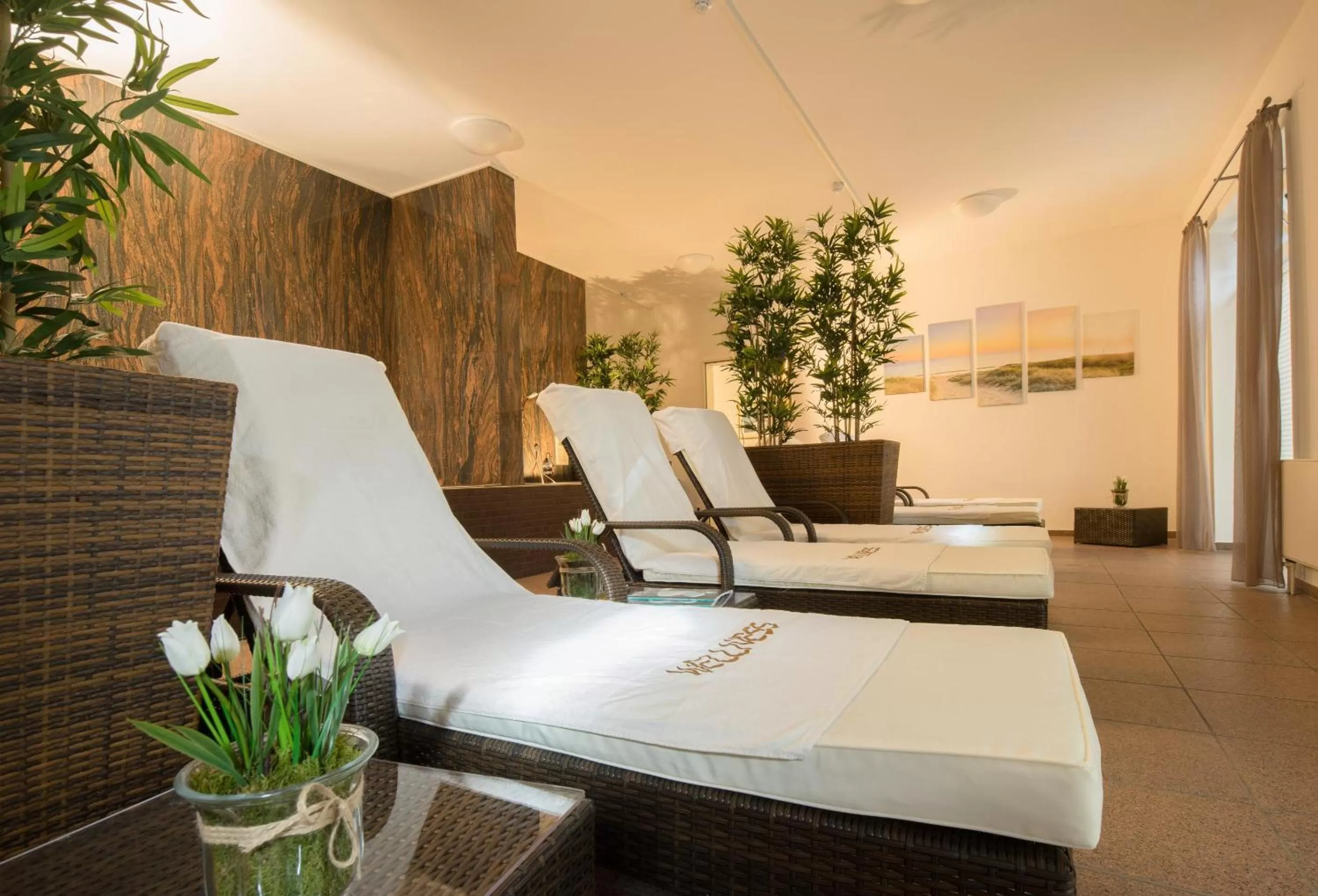 Spa and wellness centre/facilities in Hotel Heidehof garni