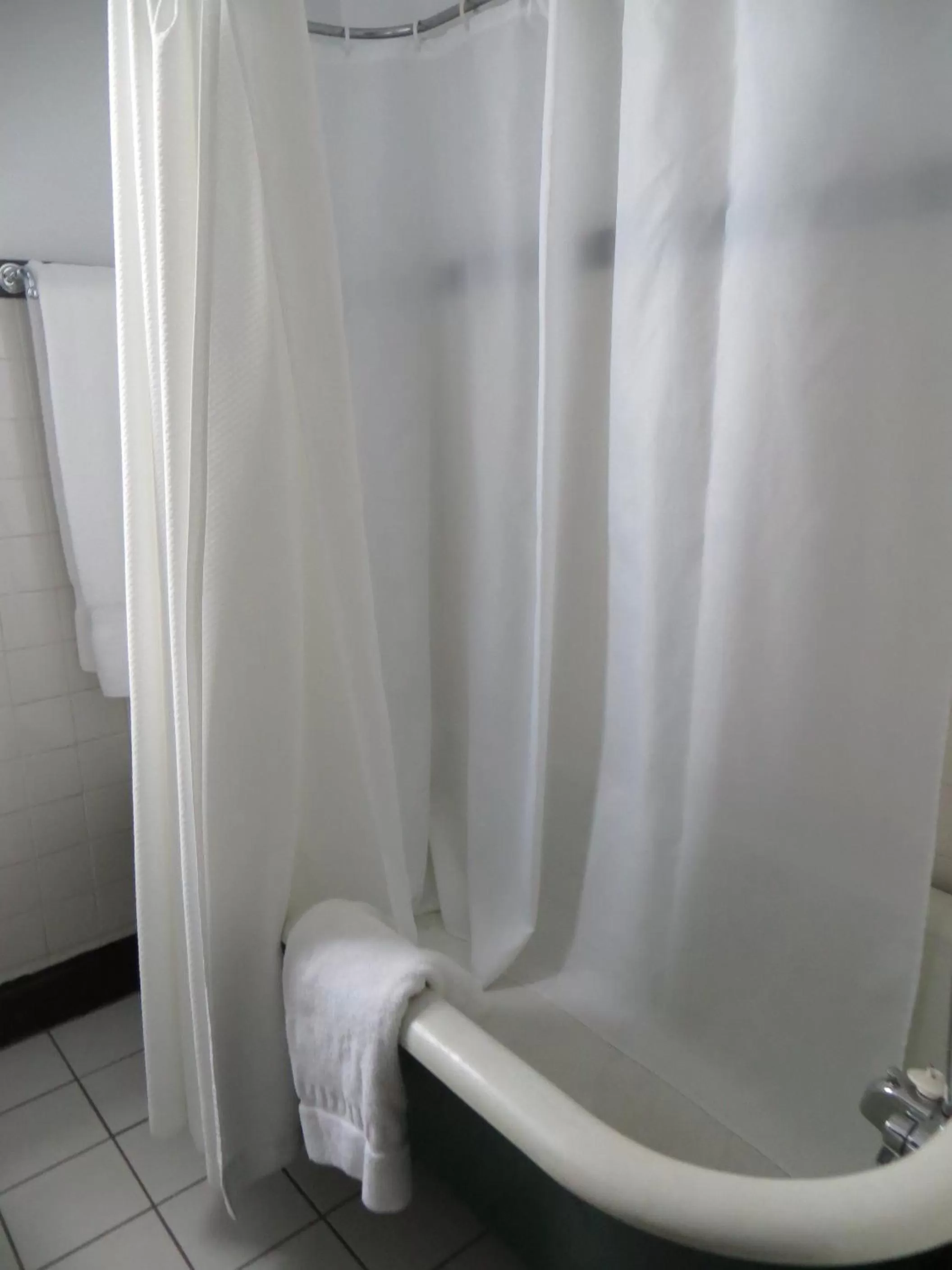 Shower in The Polo Inn Bridgeport U.S.A.