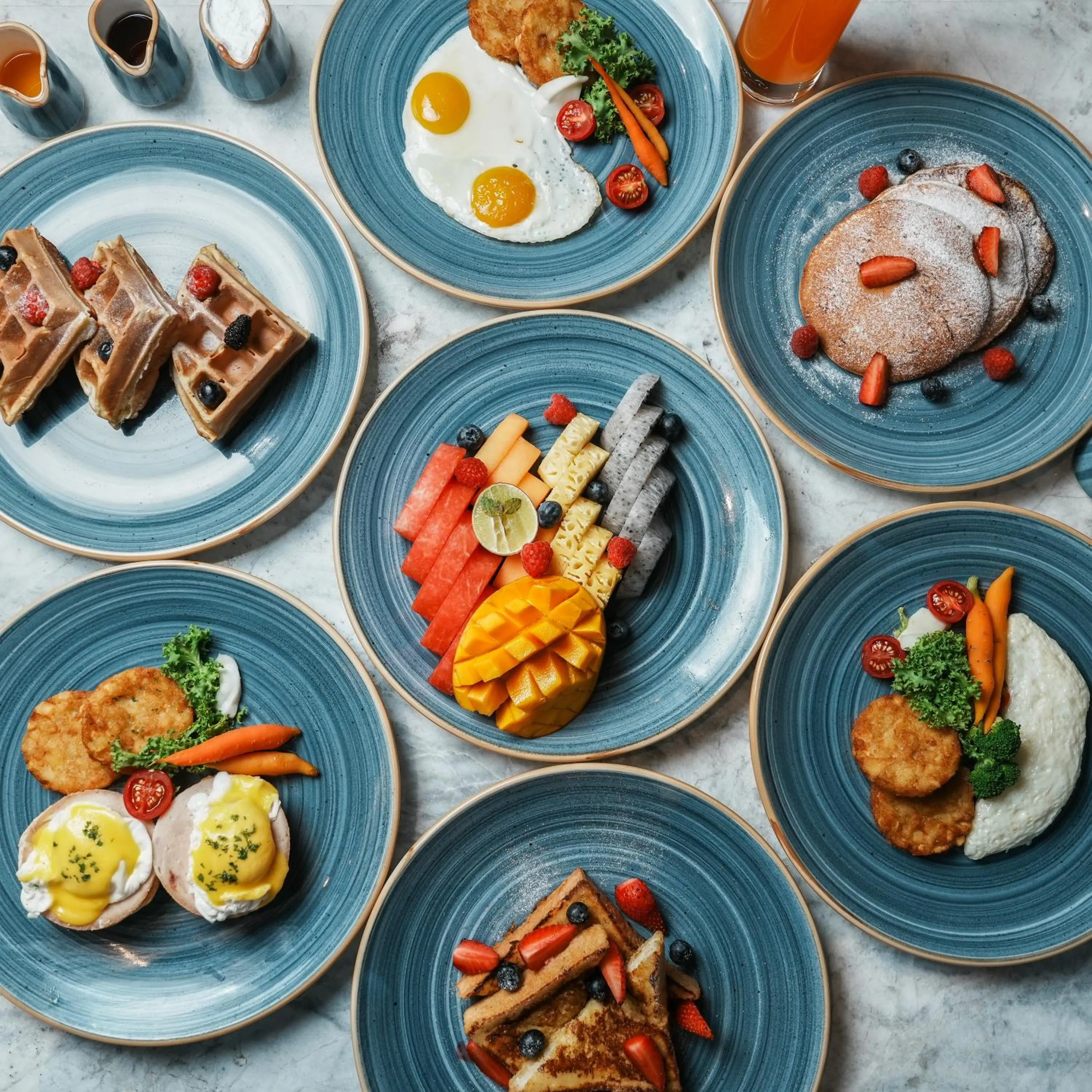 Breakfast in Marriott Executive Apartments Navi Mumbai