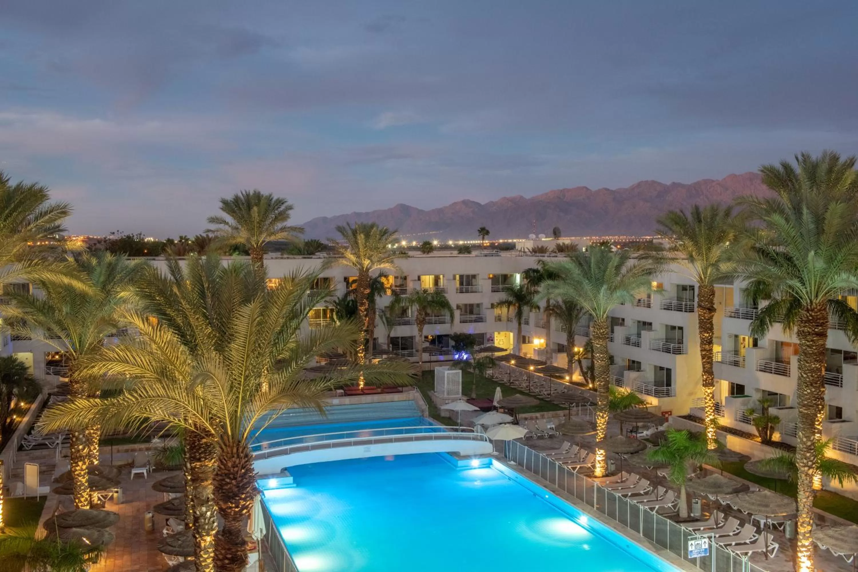 Pool view in Leonardo Royal Resort Eilat