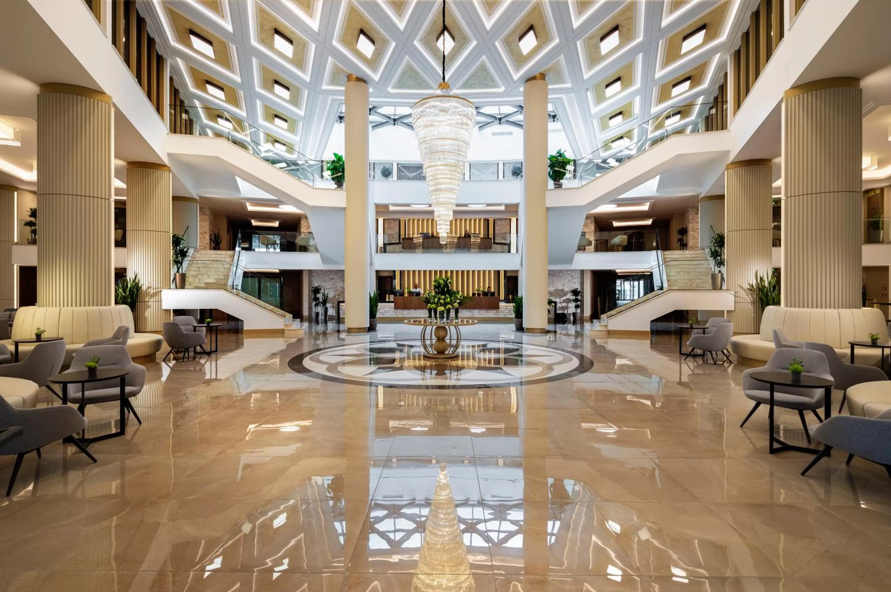 Lobby or reception in Kings' Valley Medical & Spa Hotel