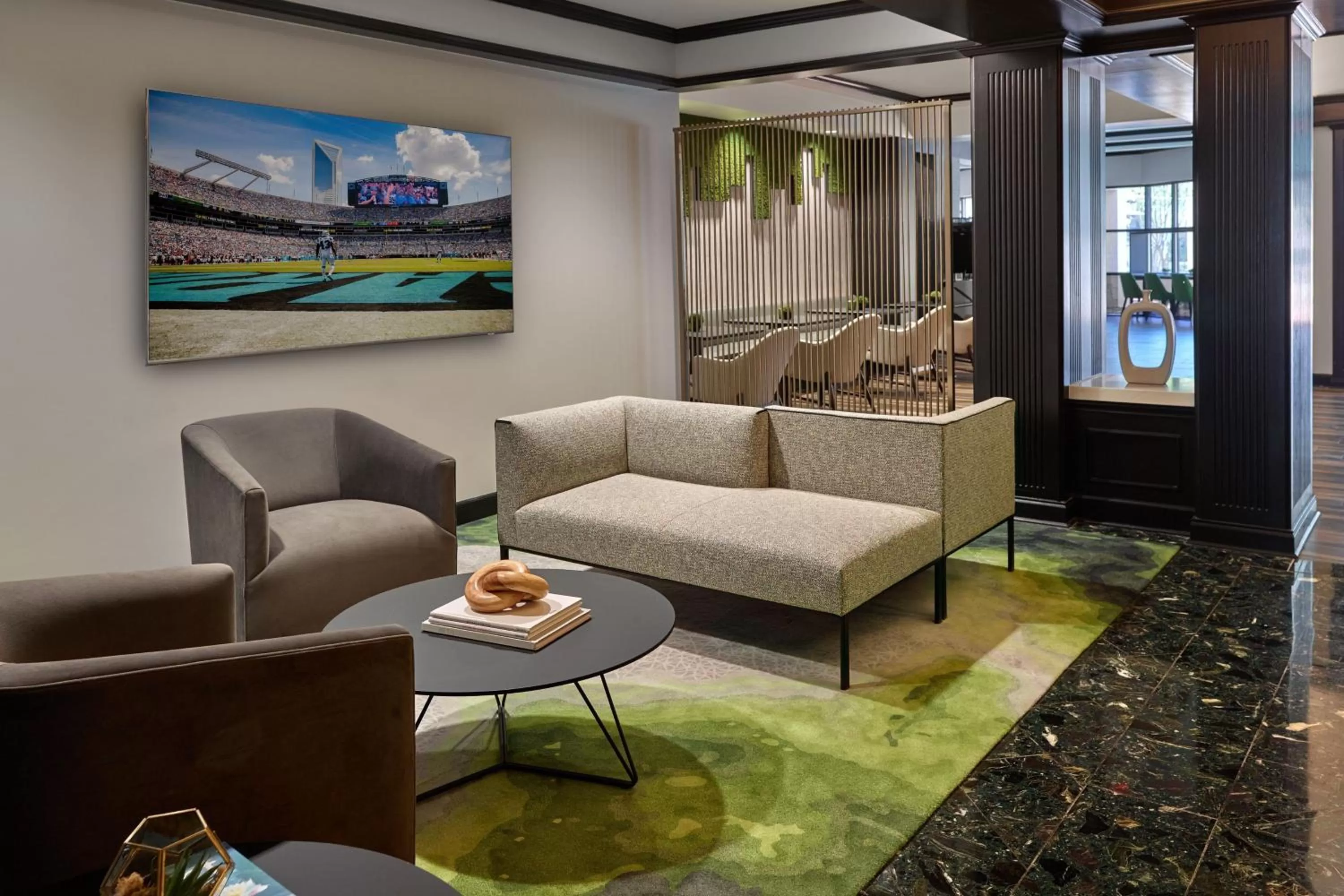 Lobby or reception in Charlotte Marriott SouthPark