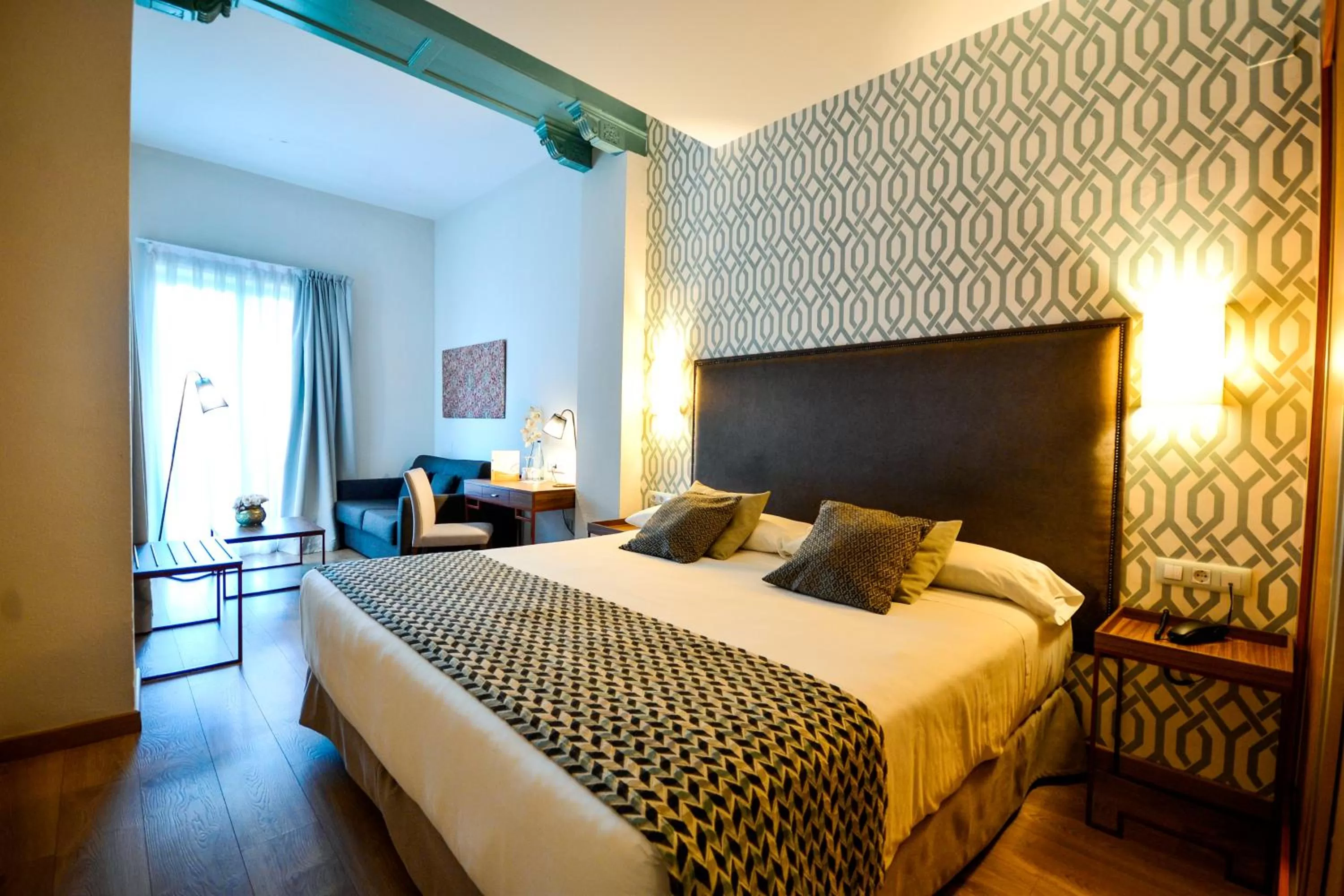 Bed in Hotel Oromana