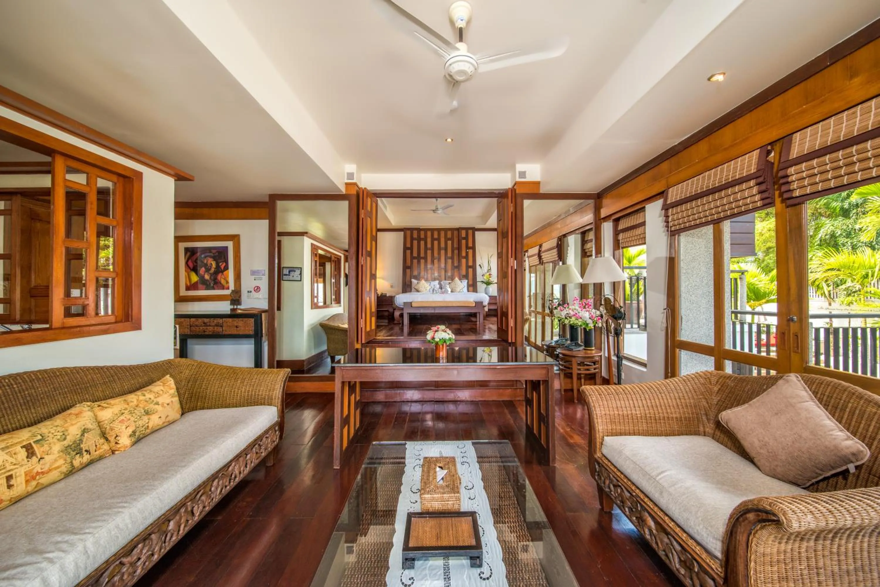 Living room in Baan Yin Dee Boutique Resort Phuket - SHA Plus