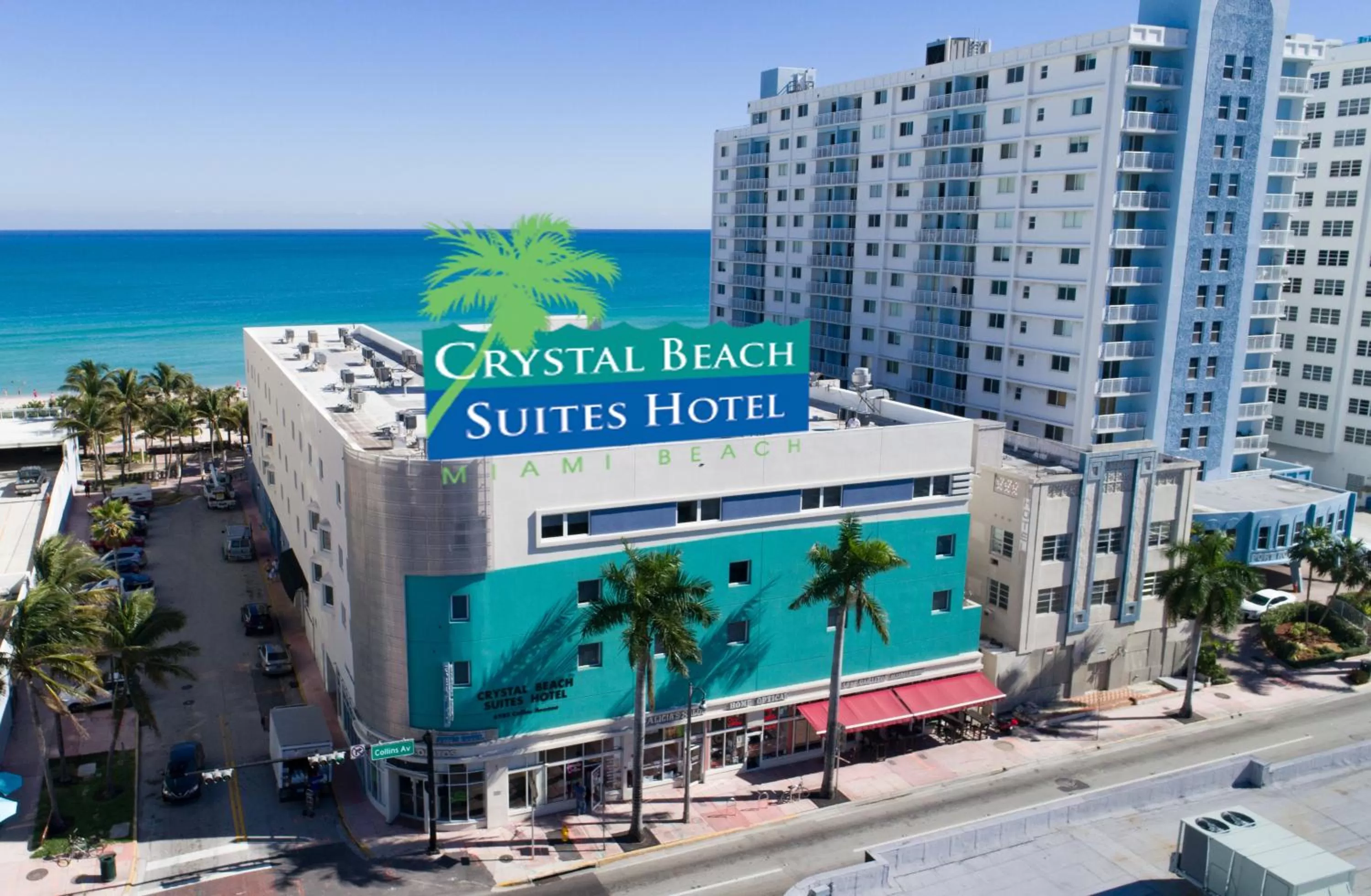 Bird's eye view in Crystal Beach Suites Miami Oceanfront Hotel