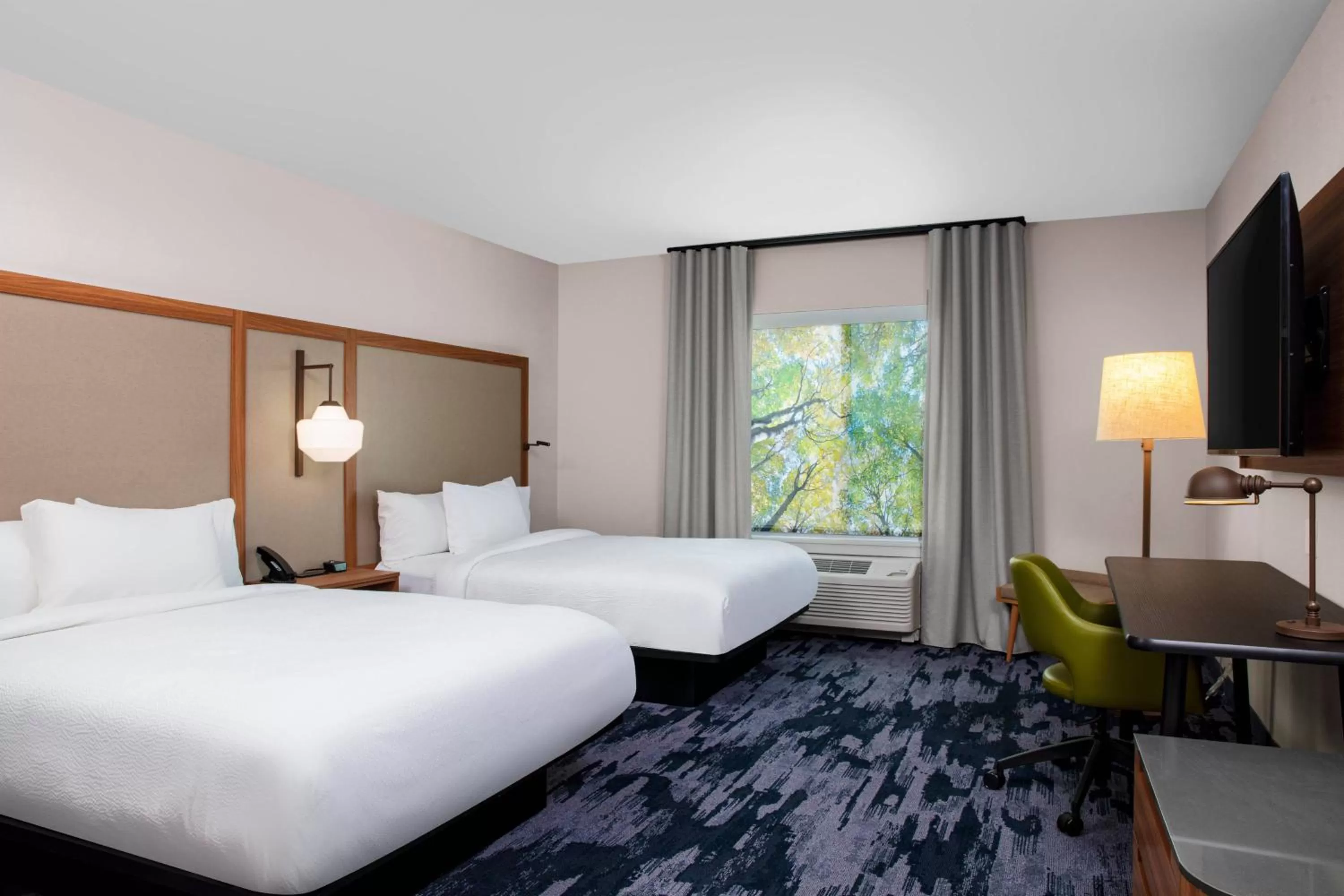 Standard Queen Room with Two Queen Beds - Hearing Accessible in Fairfield by Marriott Inn & Suites Lebanon Near Expo Center