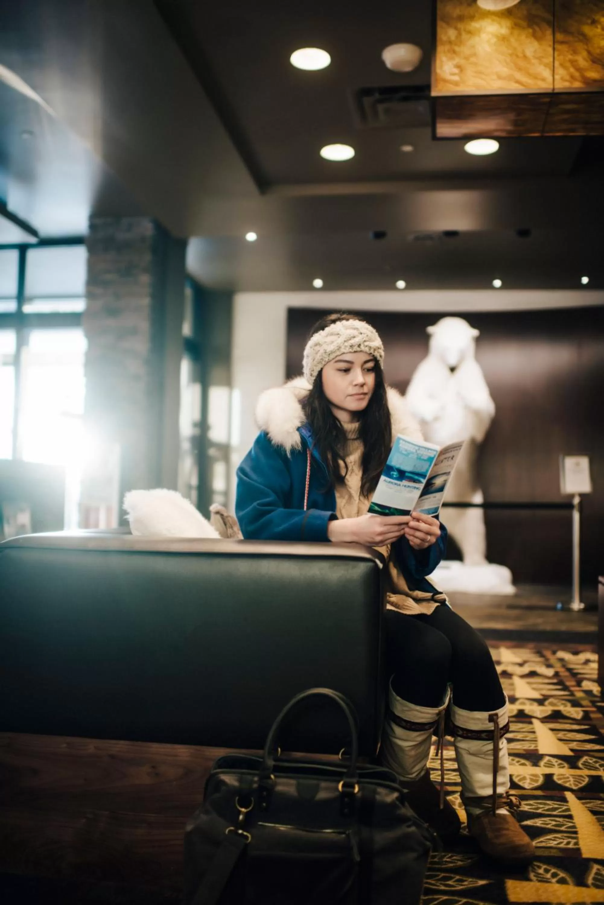 People in The Explorer Hotel