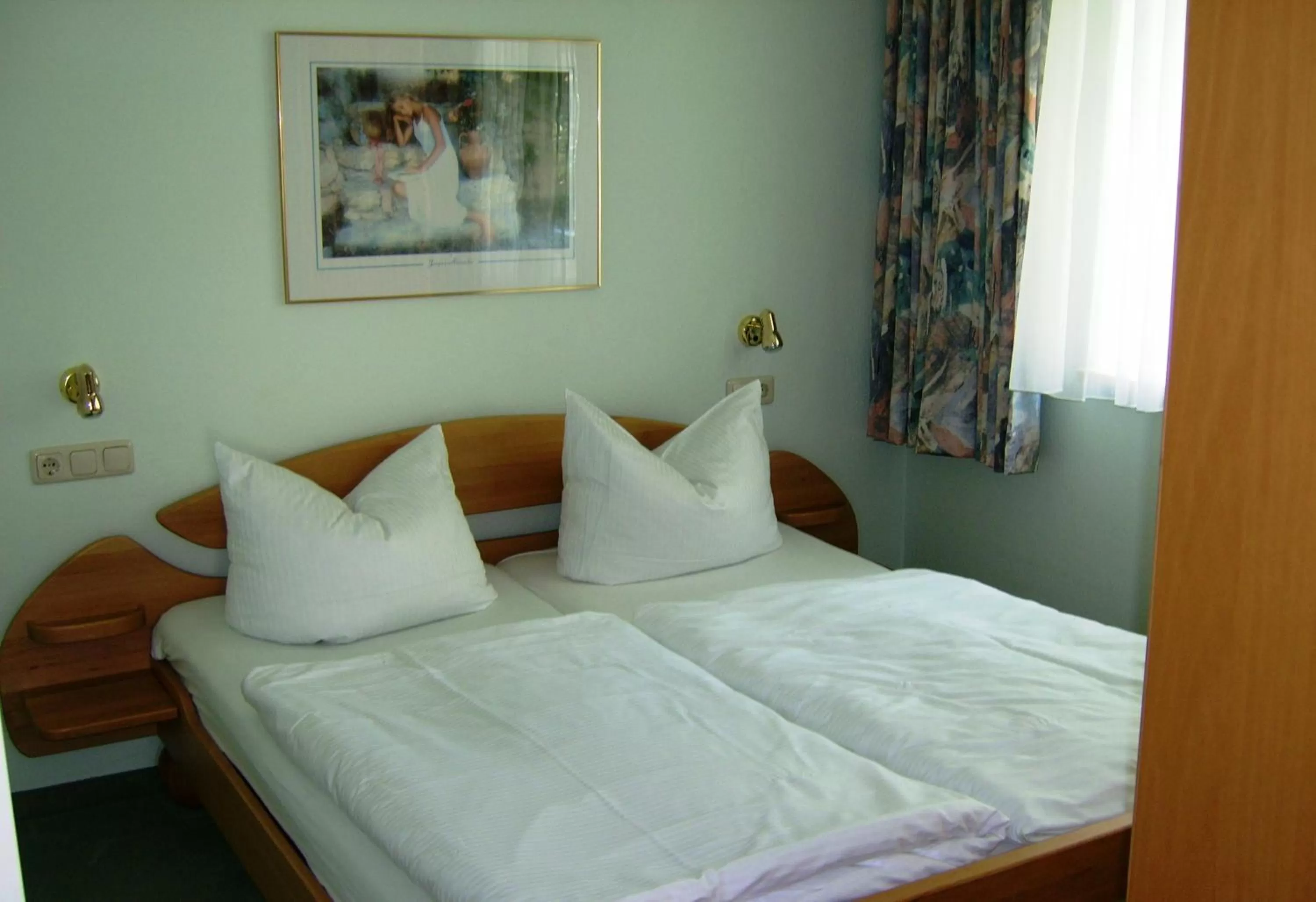 Bed in Hotel Rosenhof