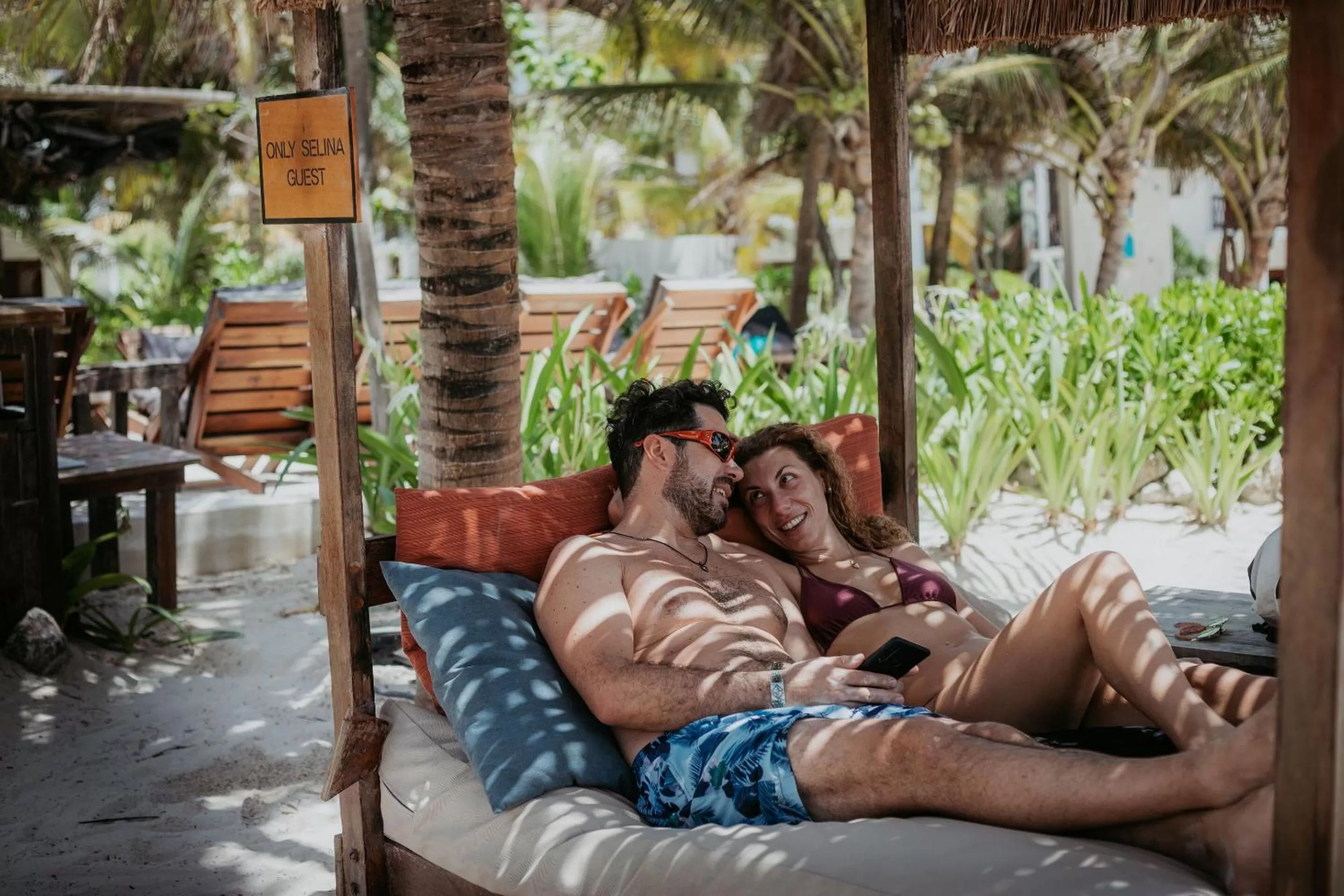 Beach in Selina Tulum