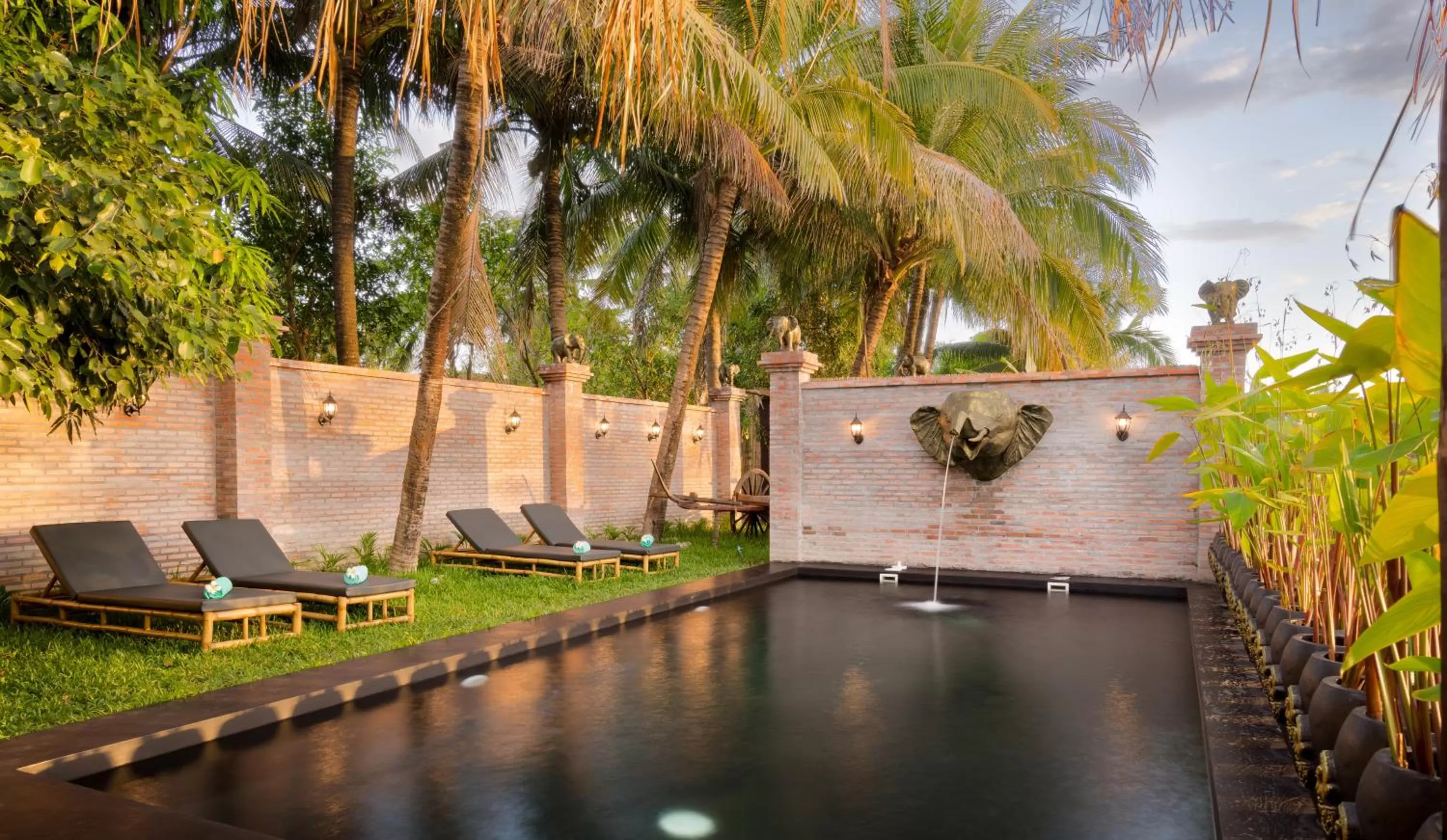 Swimming pool in Authentic Khmer Village Resort