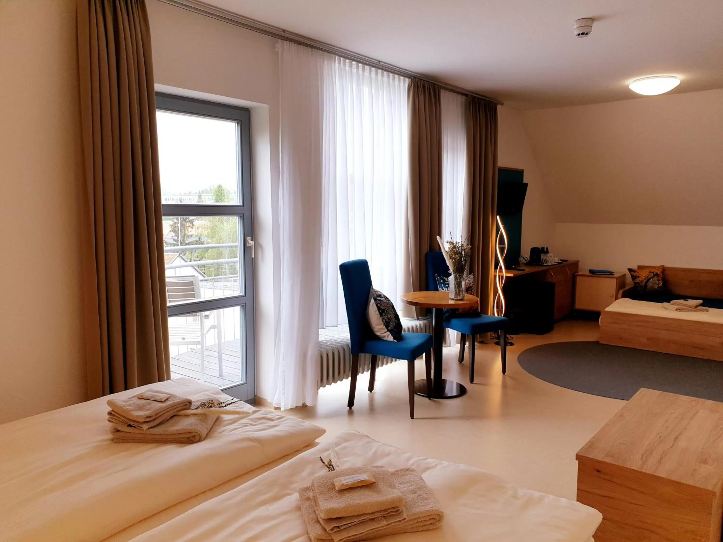 View (from property/room) in Landhotel Kräuterbergl Kreischa