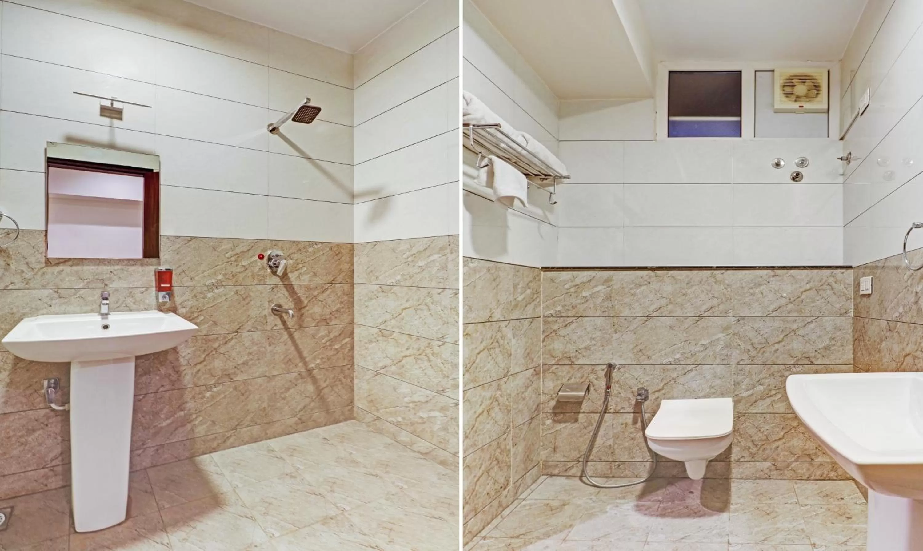 Bathroom in Treebo RJ Residency