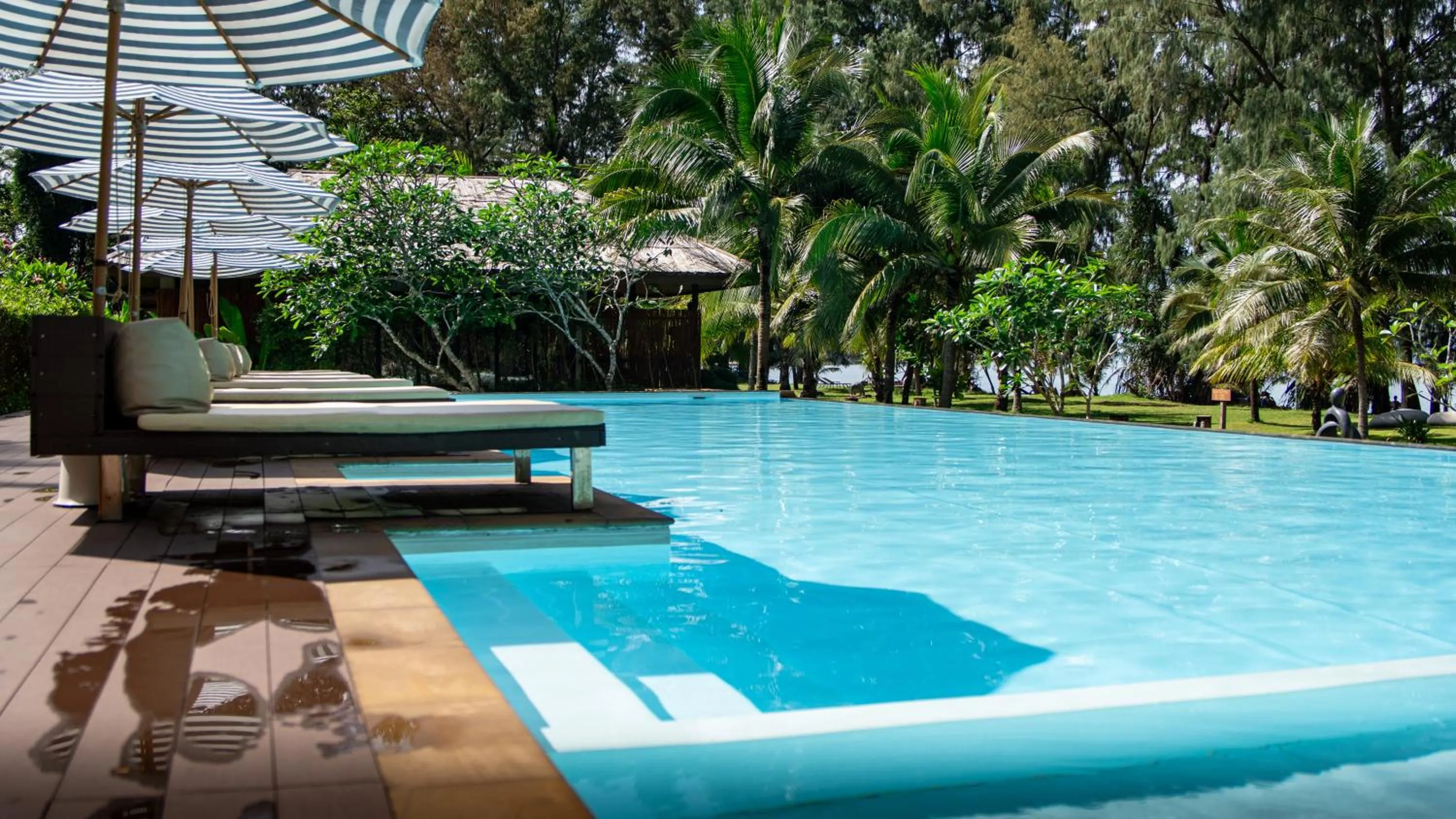 Pool view in Long Beach Chalet - SHA Extra Plus