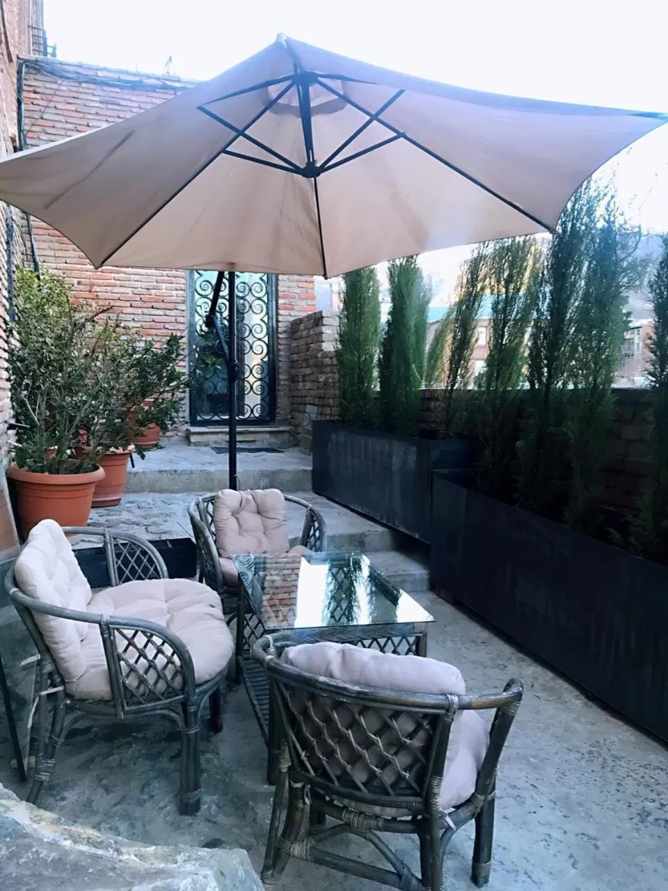 Patio in Castle in Old Town