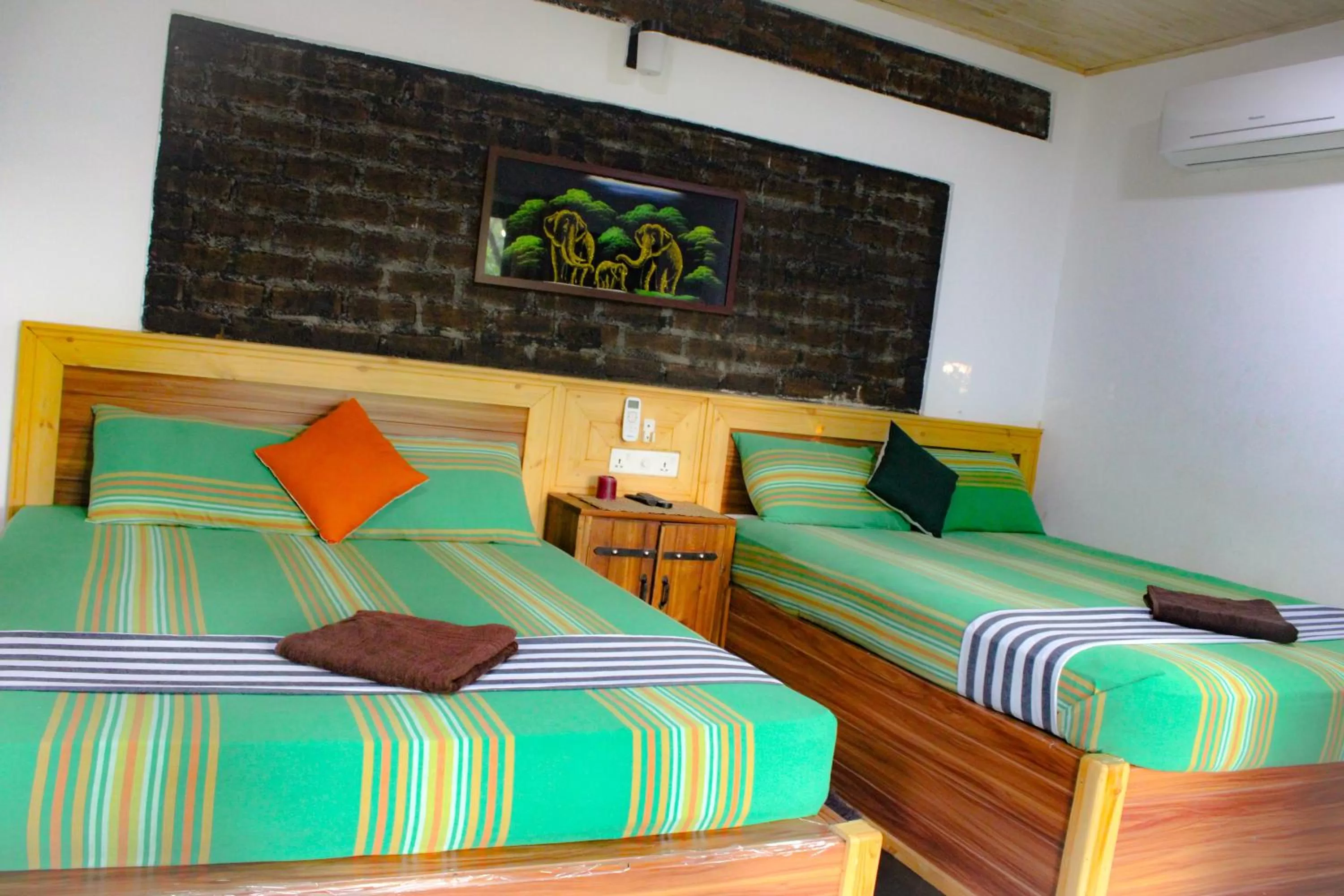 Bed in Green Cottage