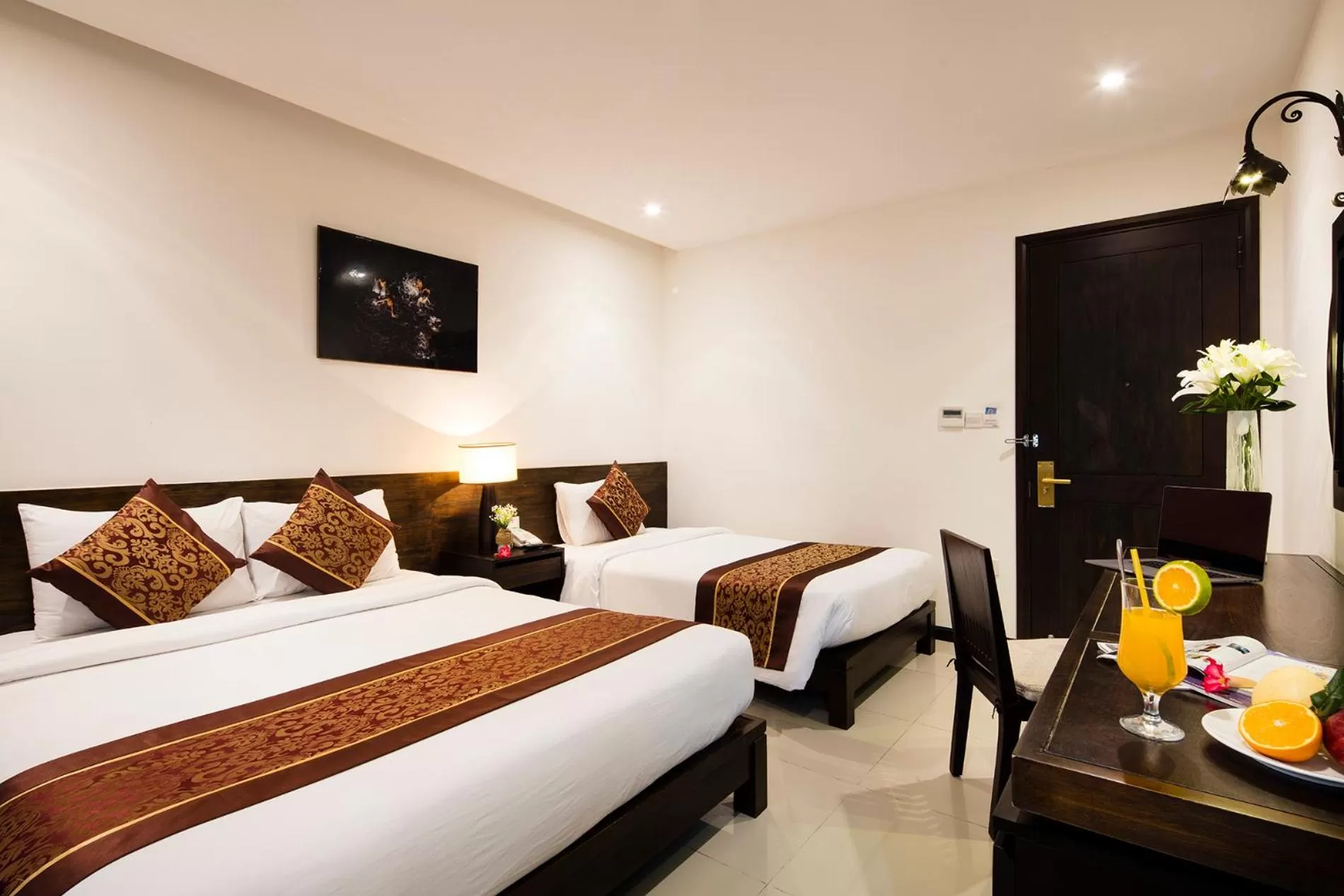 Bed in Edele Nha Trang Hotel