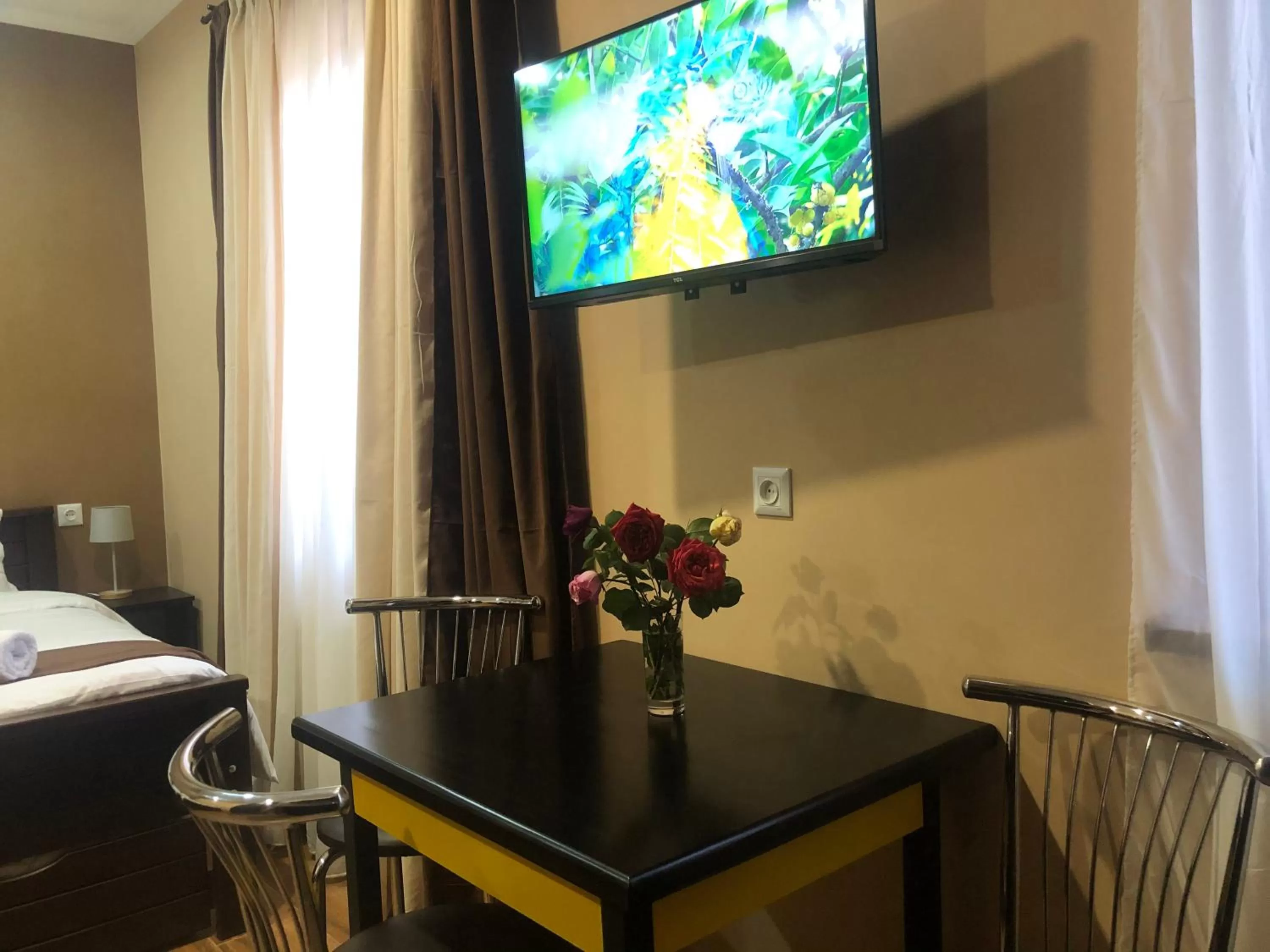 TV/Entertainment Center in Borjomi Yellow Hotel