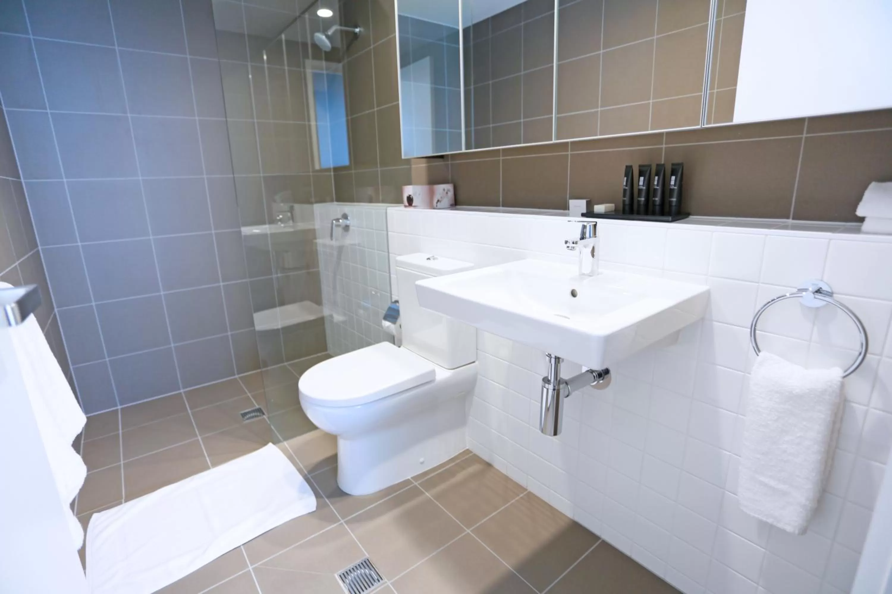 Bathroom in Alex Perry Hotel & Apartments