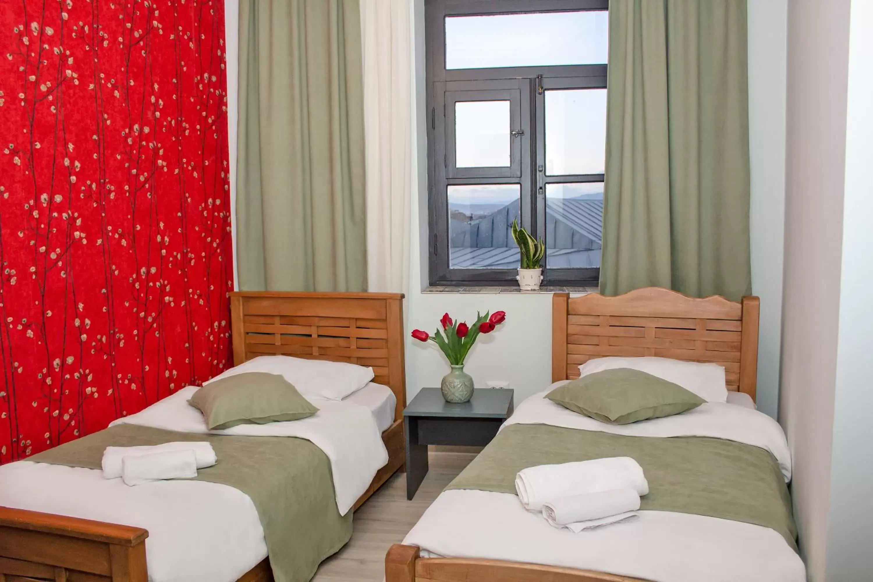 Twin Room with City View in Check Point Hotel Twin Room with City View in Check Point Hotel