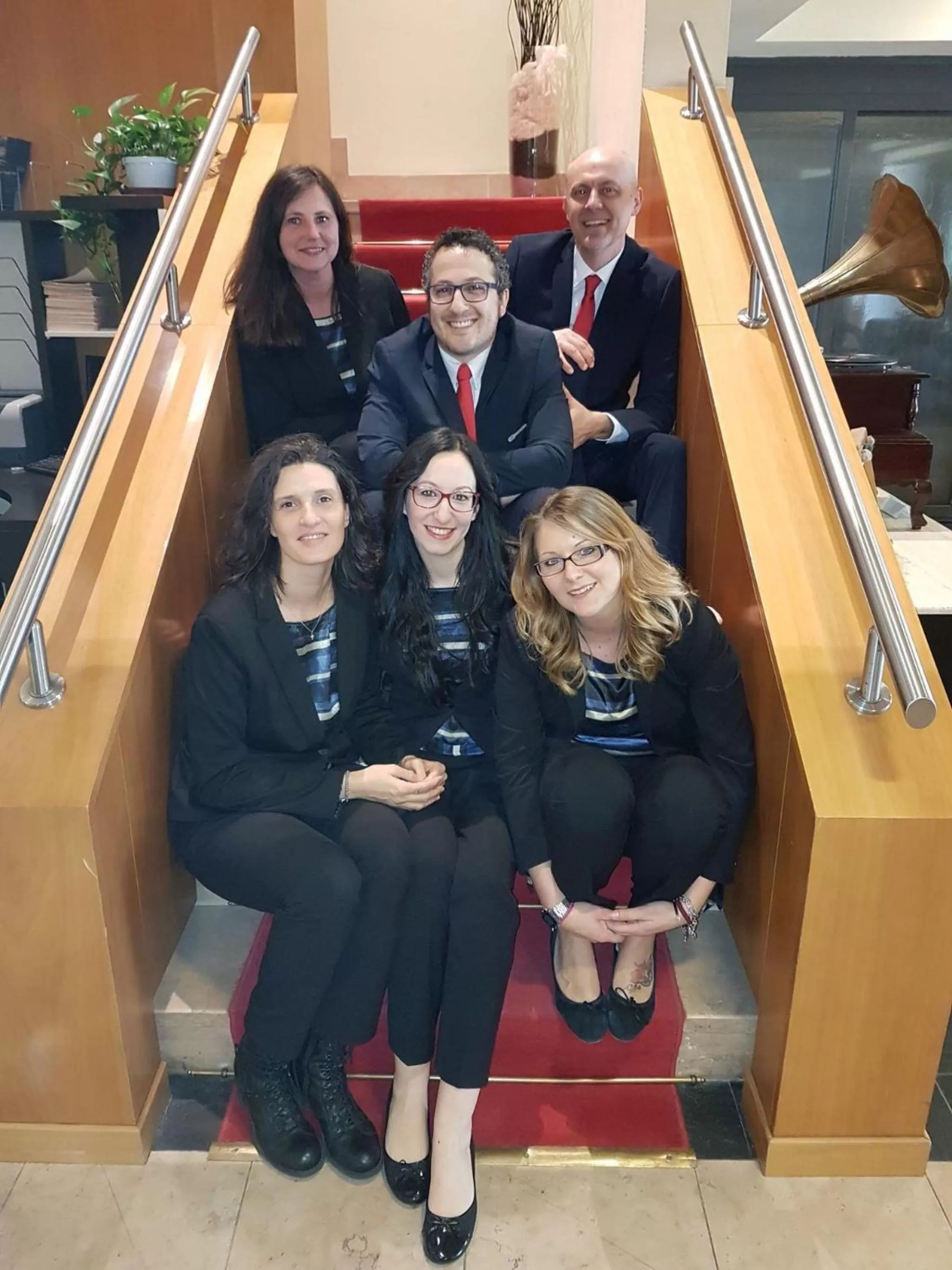 Staff in Art Hotel Museo