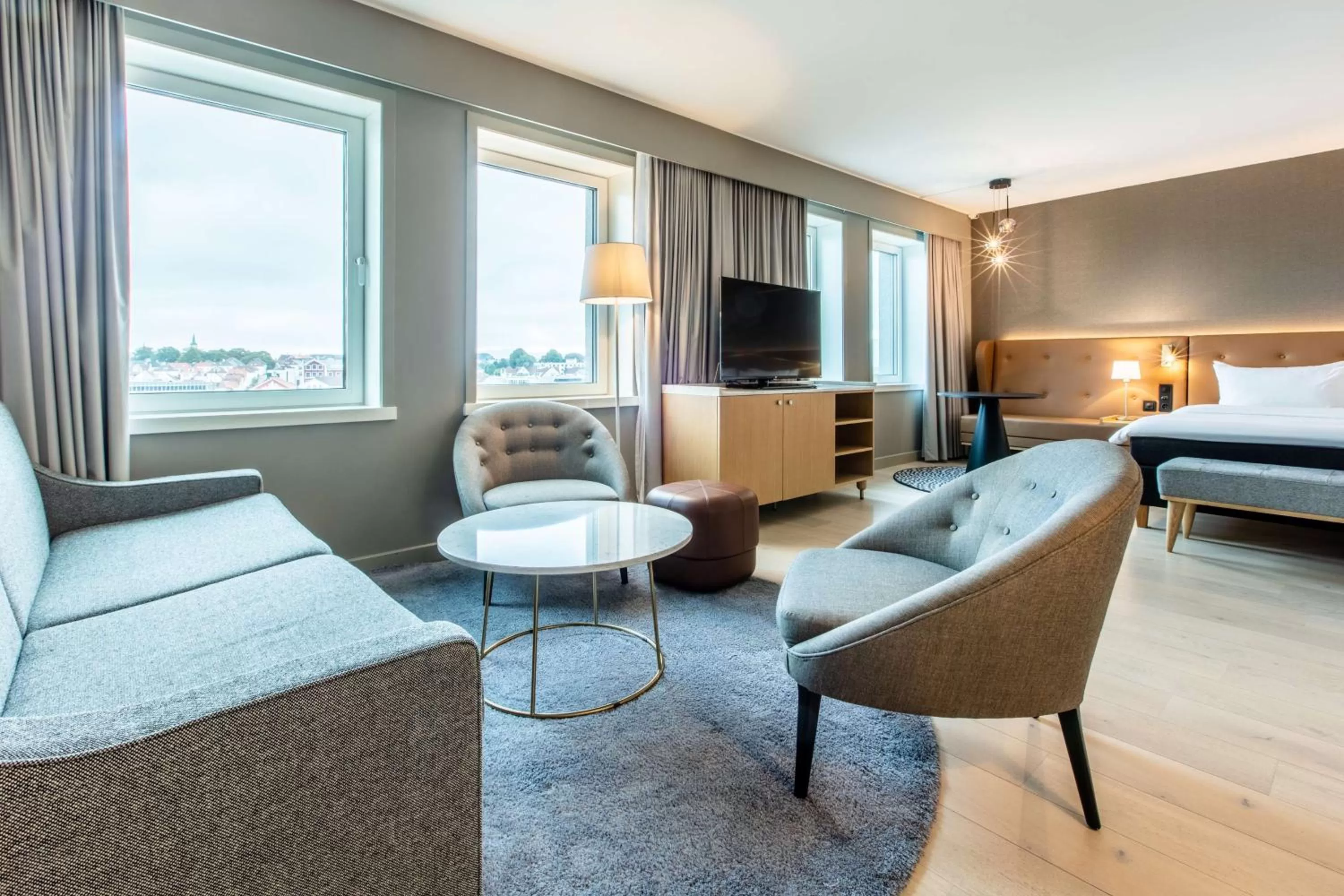 Photo of the whole room, Bed in Radisson Blu Atlantic Hotel, Stavanger