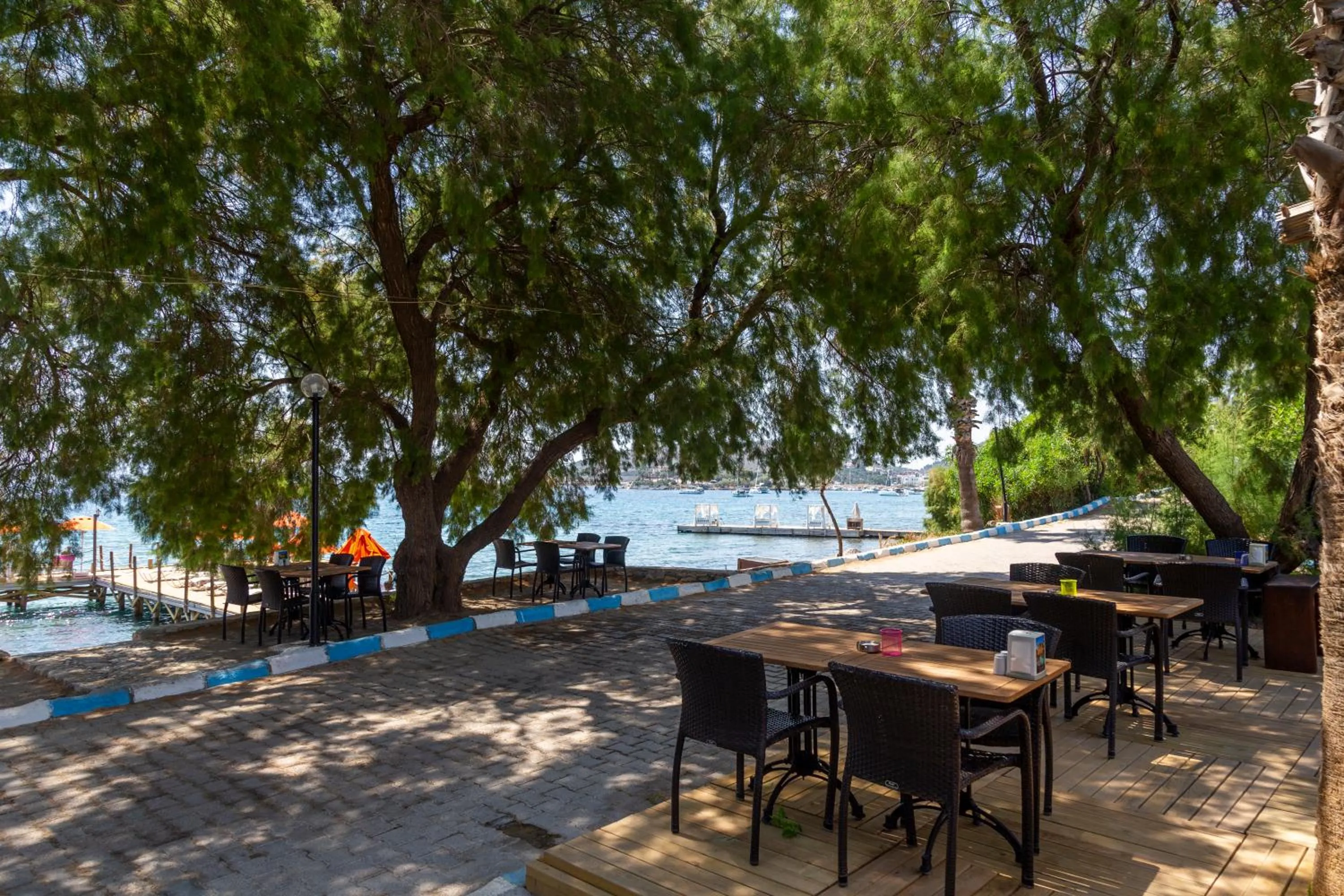 Patio in Orcey Hotel