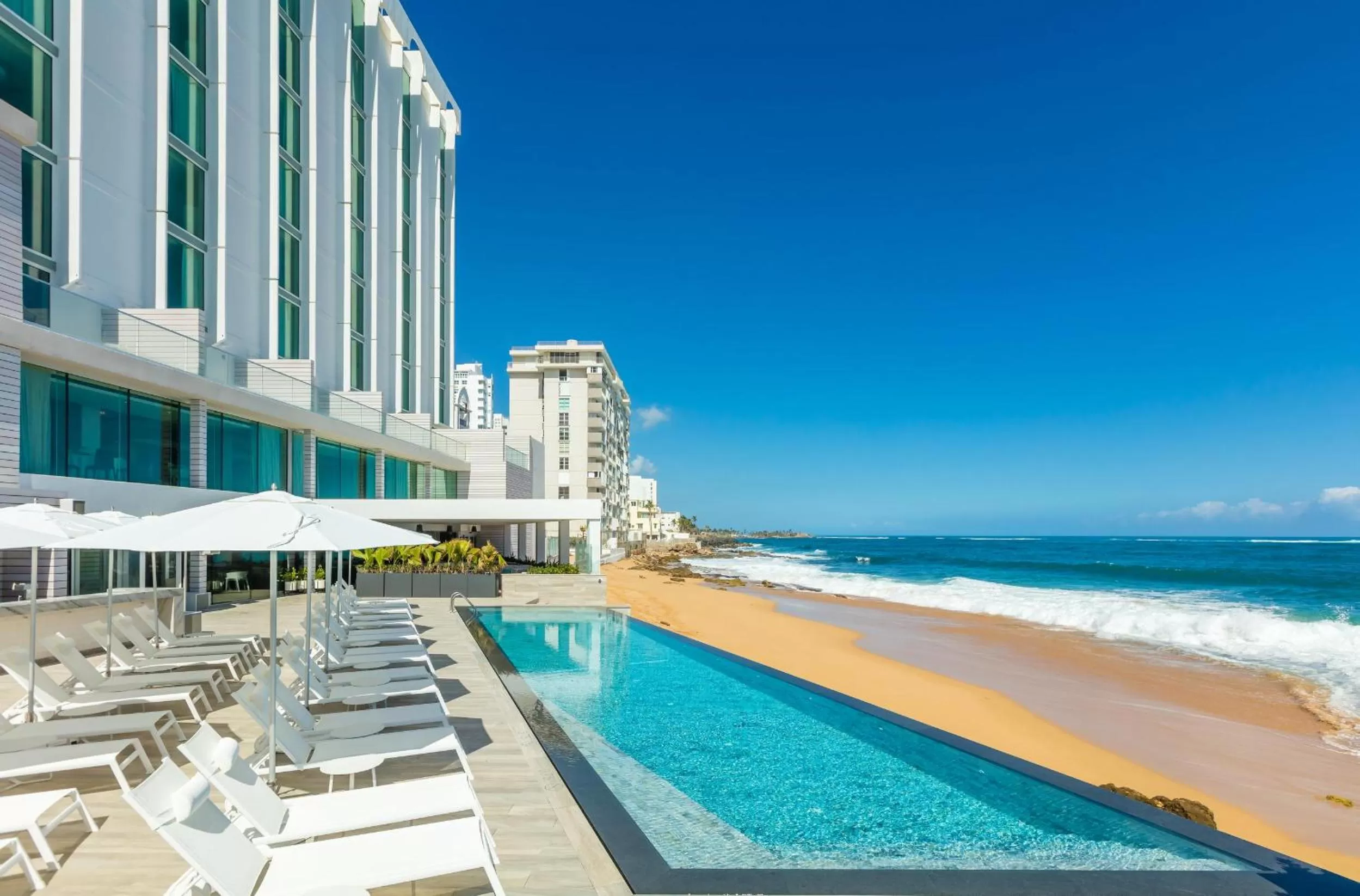 Pool view in Condado Ocean Club - Adults Only
